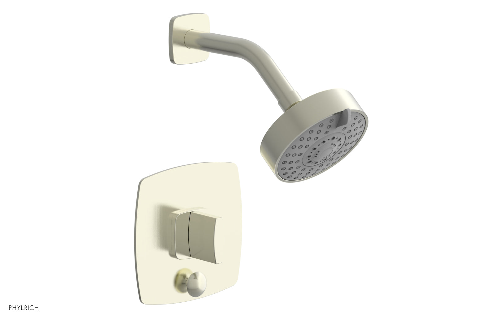 Phylrich RADI Pressure Balance Shower and Diverter Set (Less Spout), Blade Handle 4-557