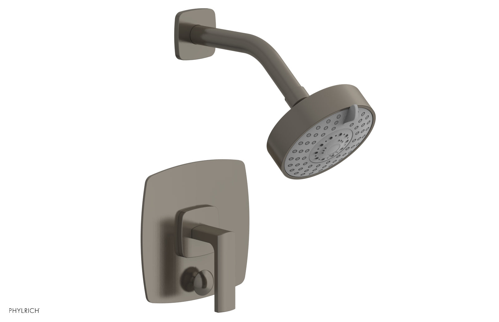 Phylrich RADI Pressure Balance Shower and Diverter Set (Less Spout), Lever Handle 4-558