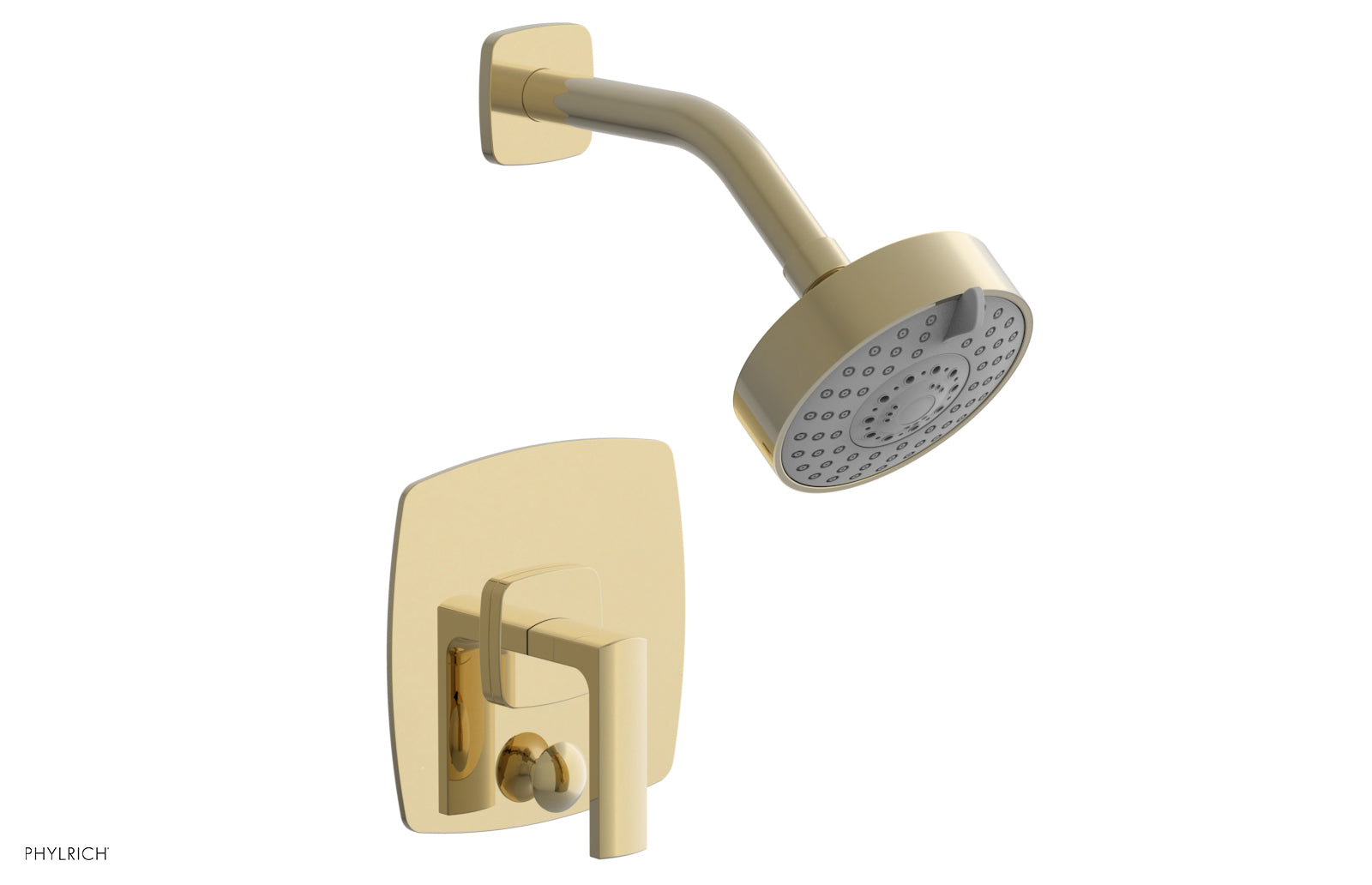 Phylrich RADI Pressure Balance Shower and Diverter Set (Less Spout), Lever Handle 4-558