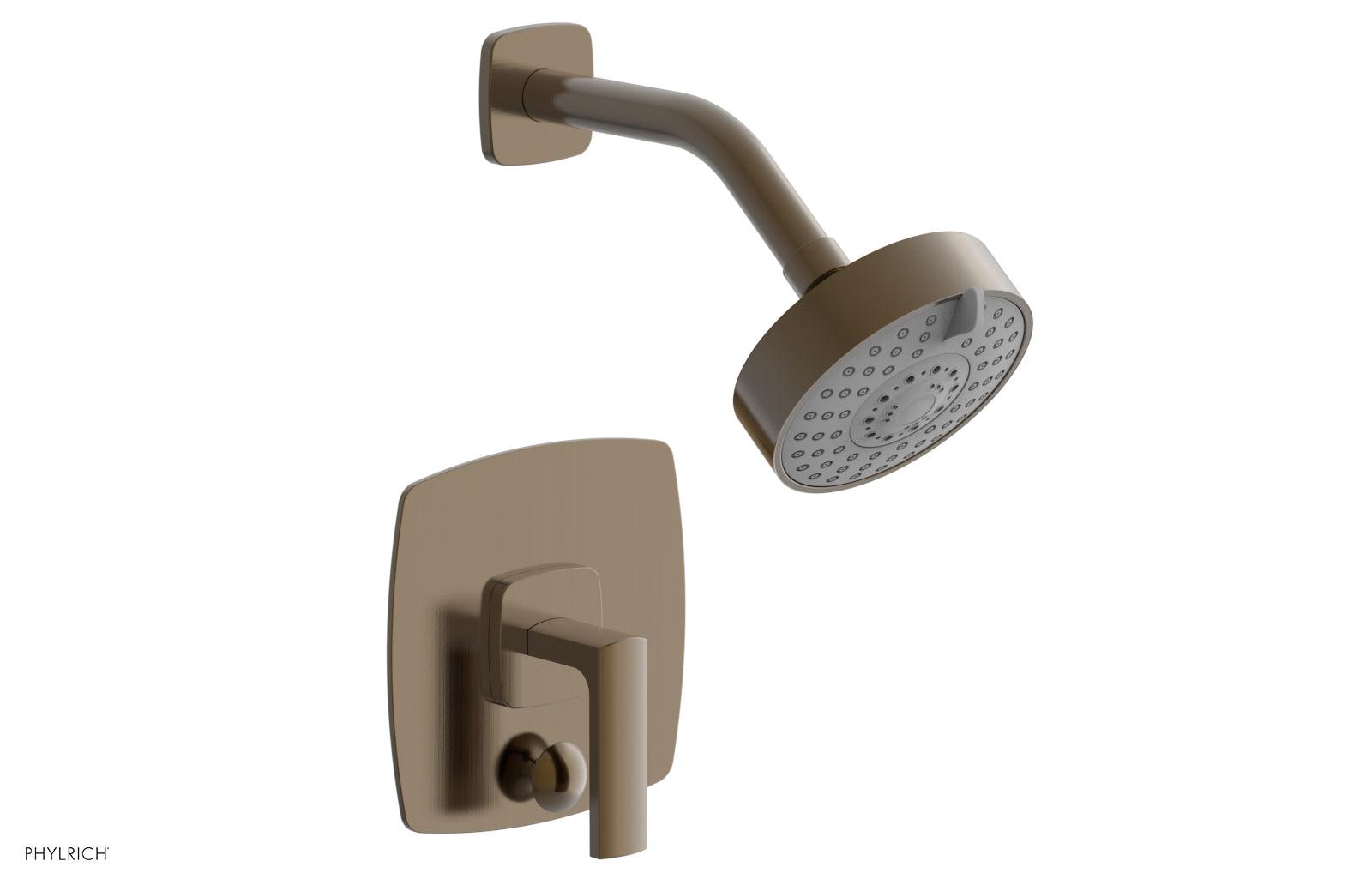 Phylrich RADI Pressure Balance Shower and Diverter Set (Less Spout), Lever Handle 4-558