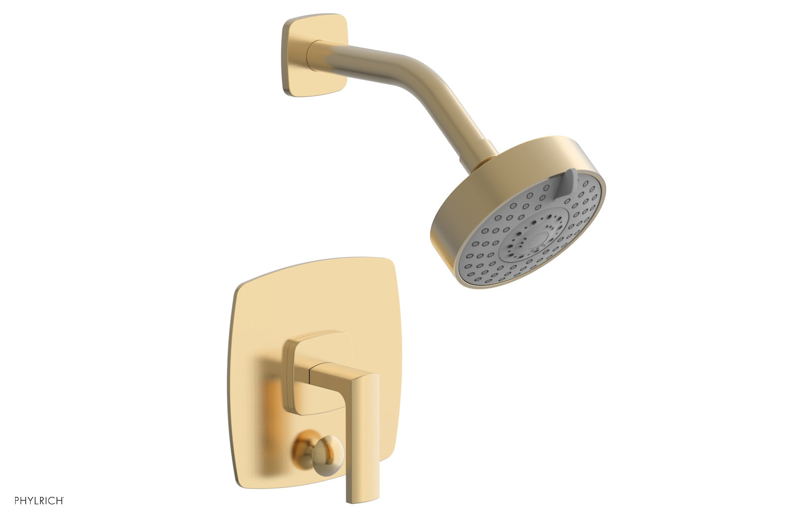 Phylrich RADI Pressure Balance Shower and Diverter Set (Less Spout), Lever Handle 4-558