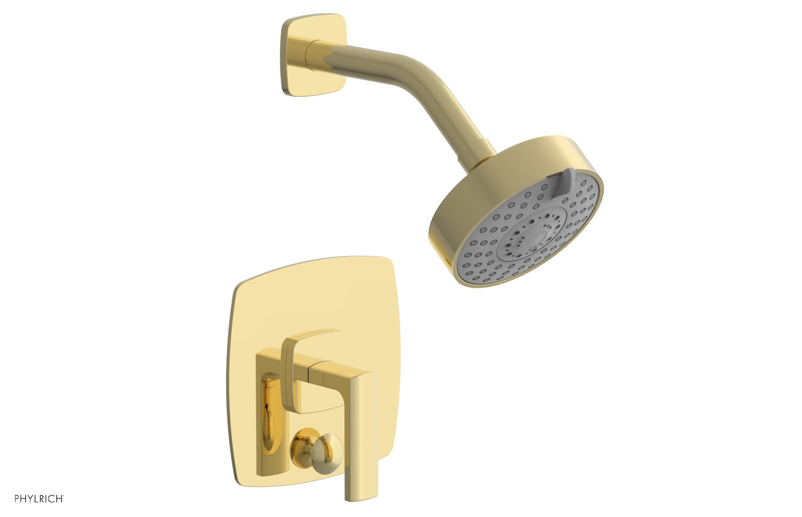 Phylrich RADI Pressure Balance Shower and Diverter Set (Less Spout), Lever Handle 4-558