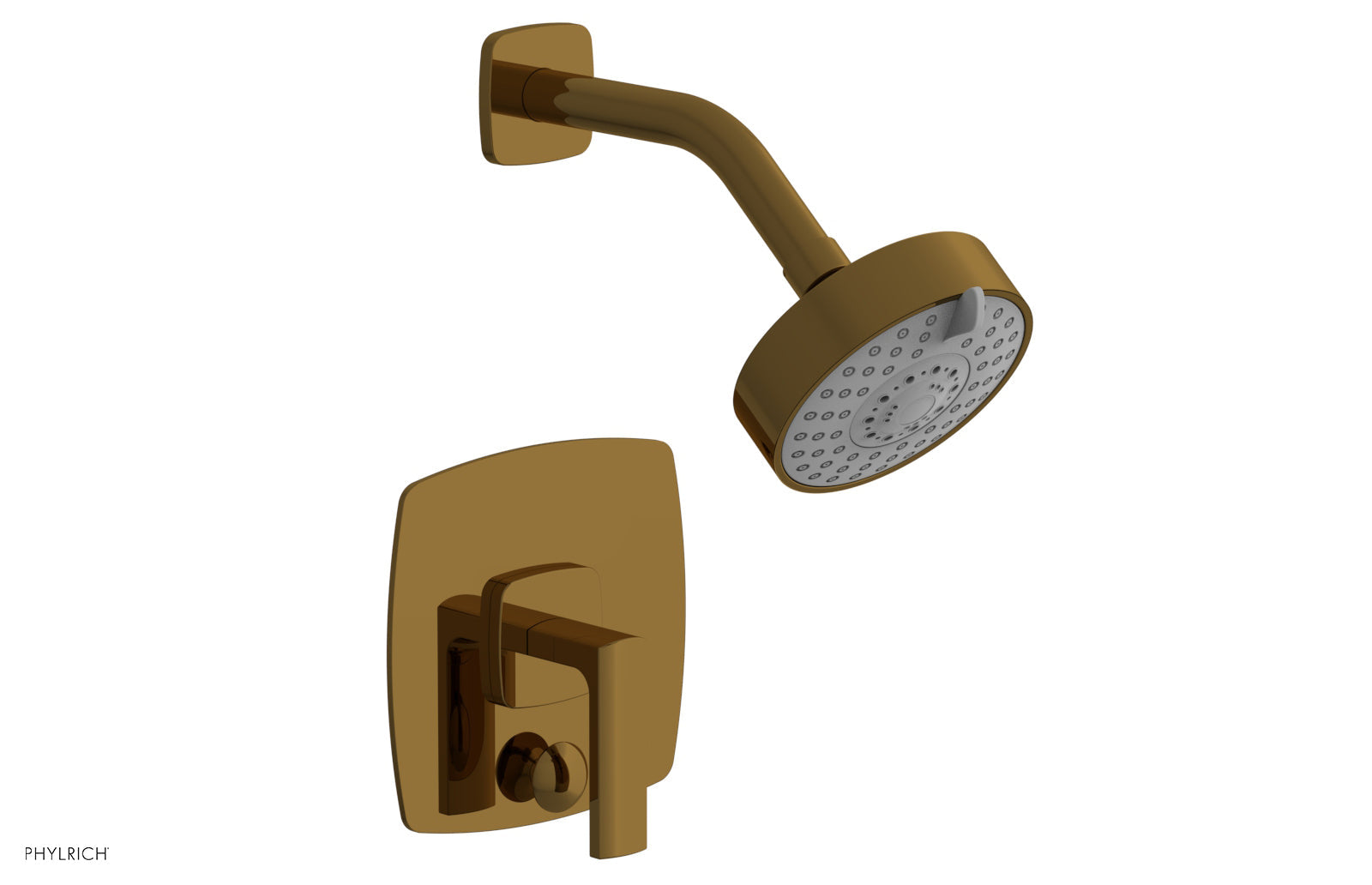 Phylrich RADI Pressure Balance Shower and Diverter Set (Less Spout), Lever Handle 4-558