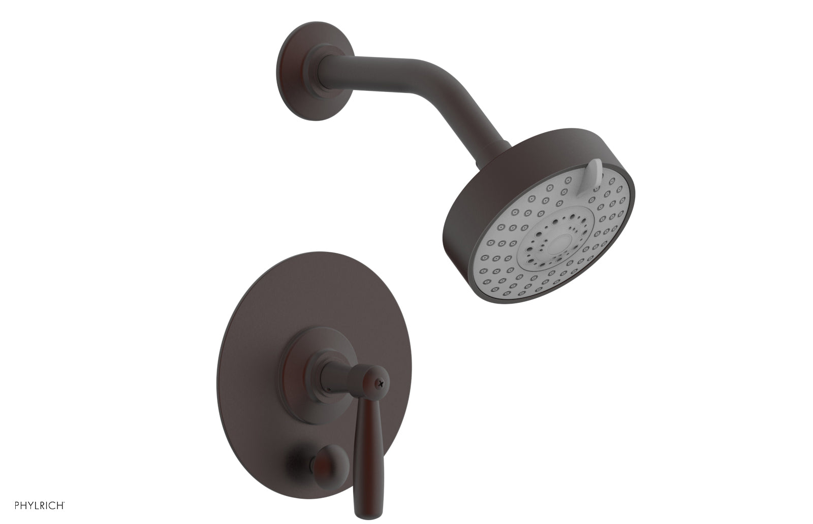 Phylrich WORKS Pressure Balance Shower and Diverter Set (Less Spout) Lever Handle