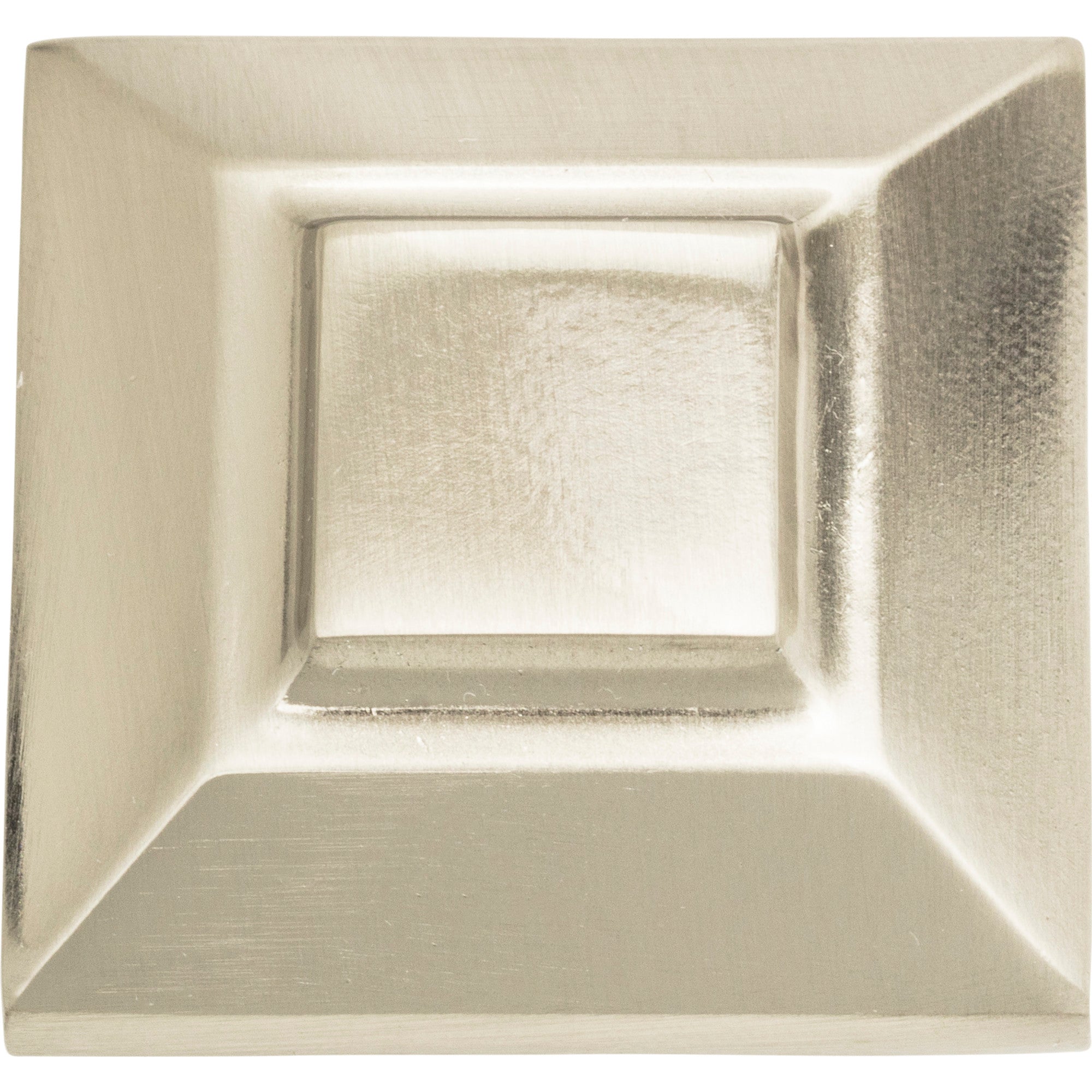 Trocadero Square Knob by Atlas 1-1/2" / Brushed Nickel