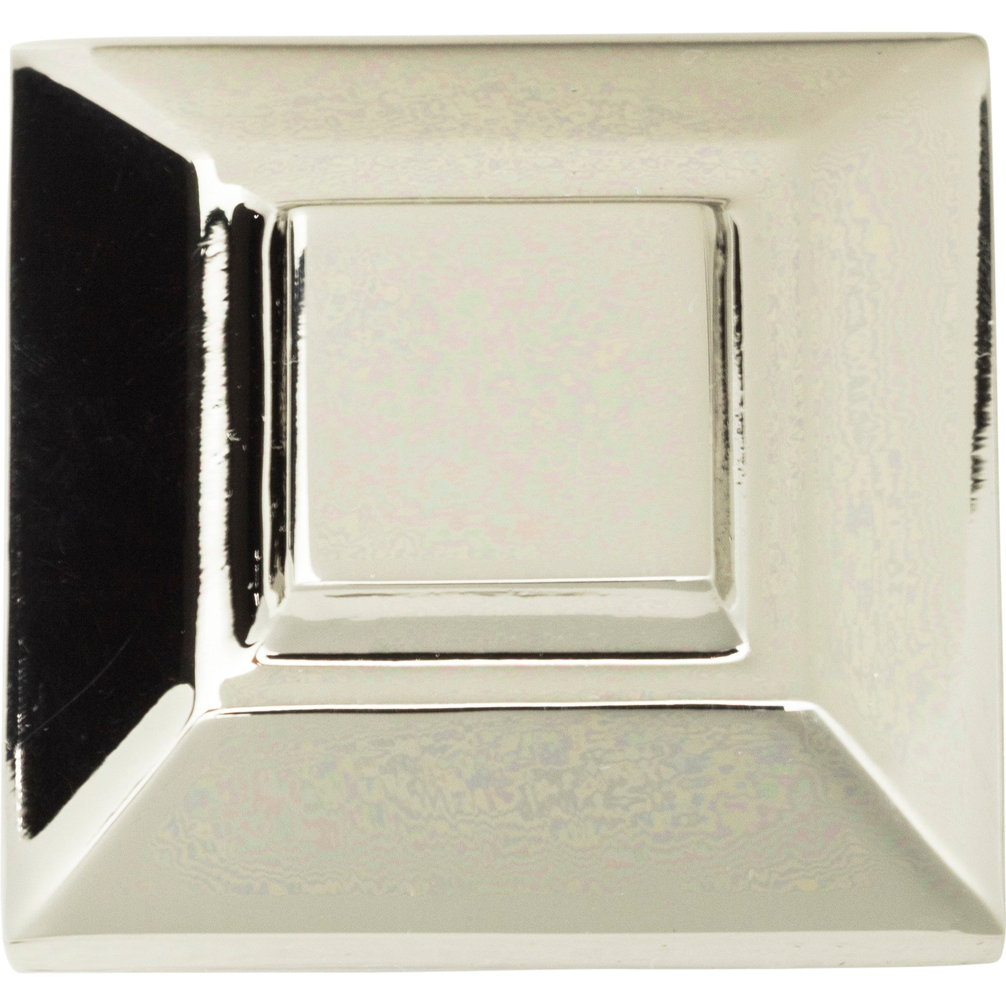 Trocadero Square Knob by Atlas 1-1/2" / Polished Nickel