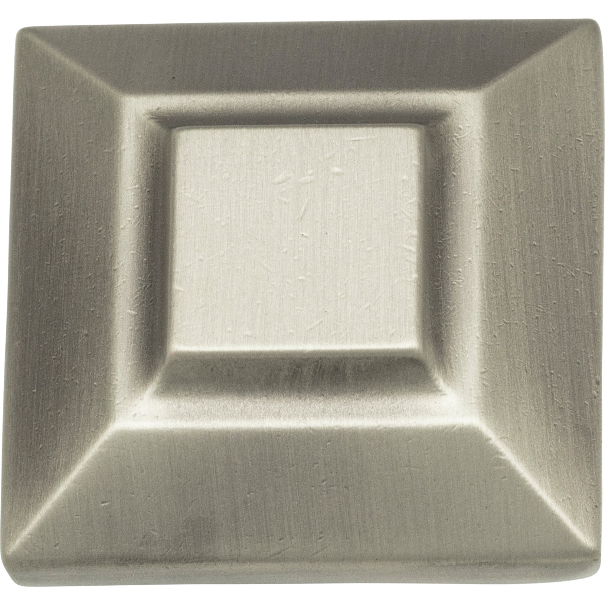 Trocadero Square Knob by Atlas 1-1/2" / Pewter