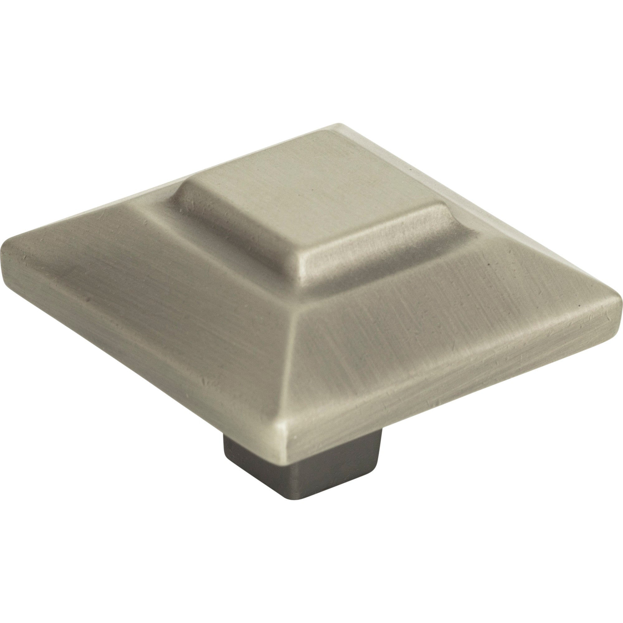 Trocadero Square Knob by Atlas 1-1/2" / Polished Nickel