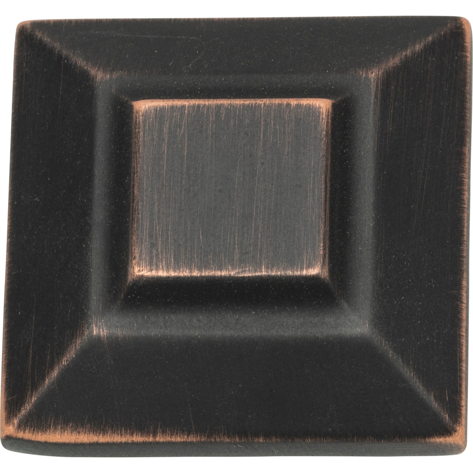 Trocadero Square Knob by Atlas 1-1/2" / Venetian Bronze