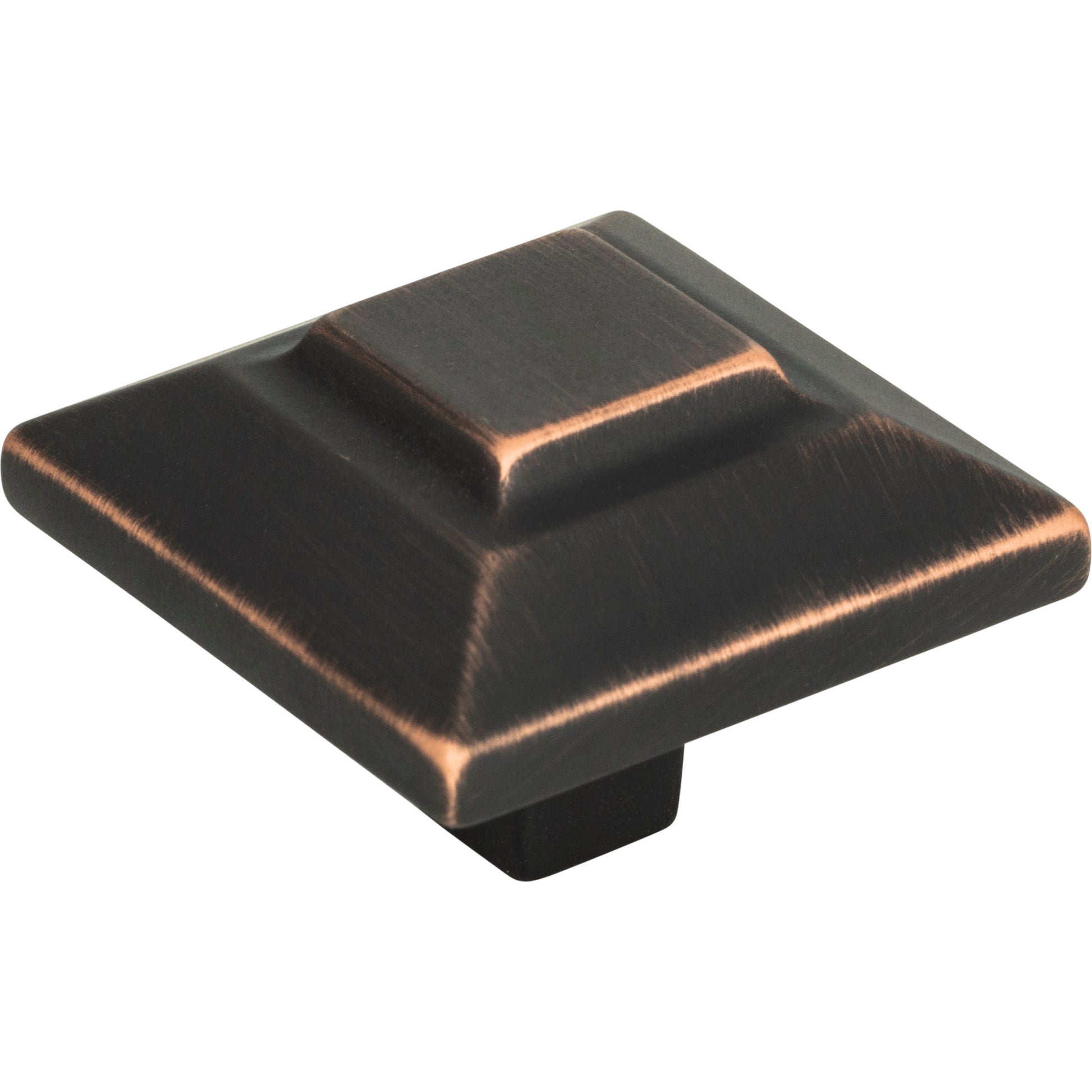 Trocadero Square Knob by Atlas 1-1/2" / Venetian Bronze