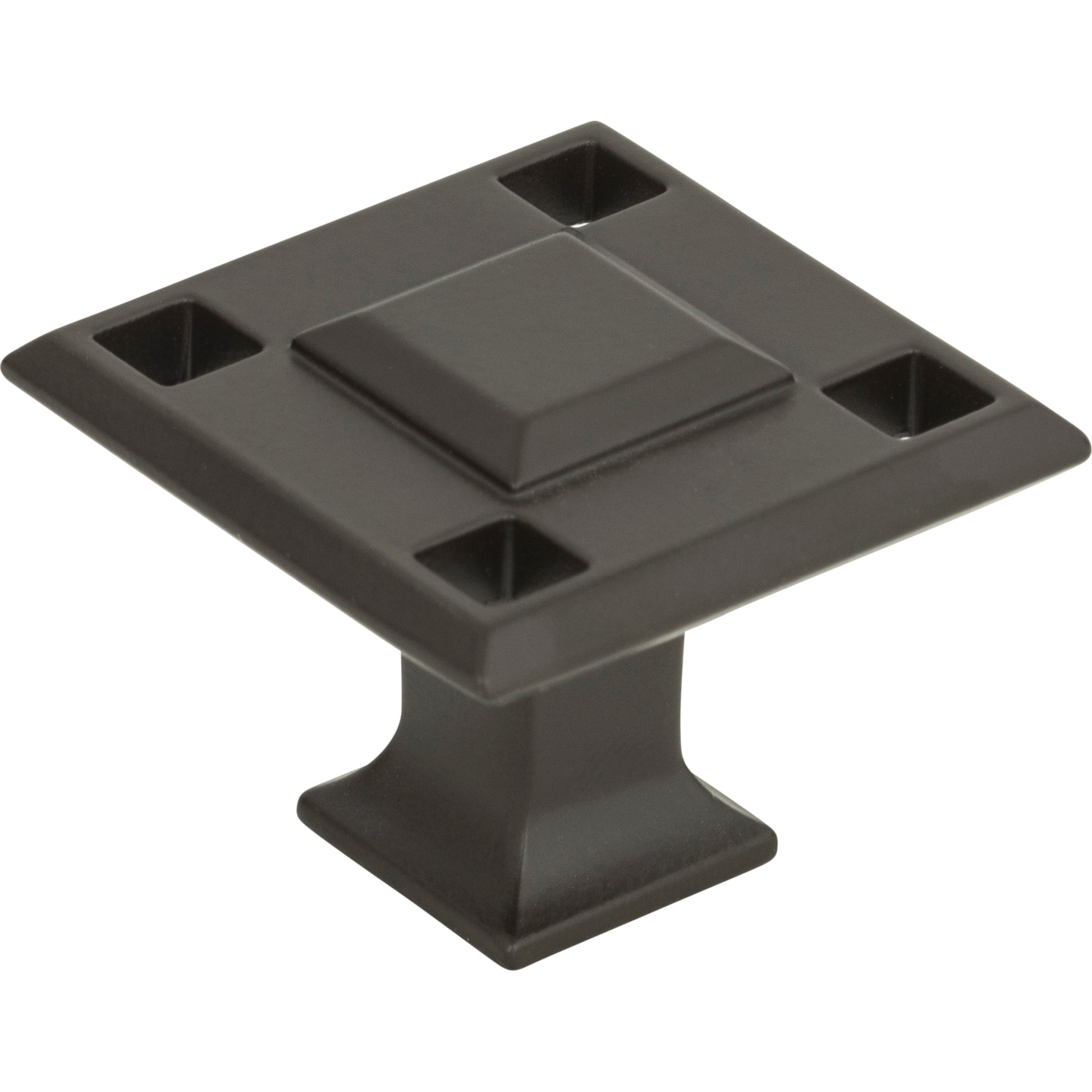 Modern Craftsman Square Knob by Atlas Aged Bronze