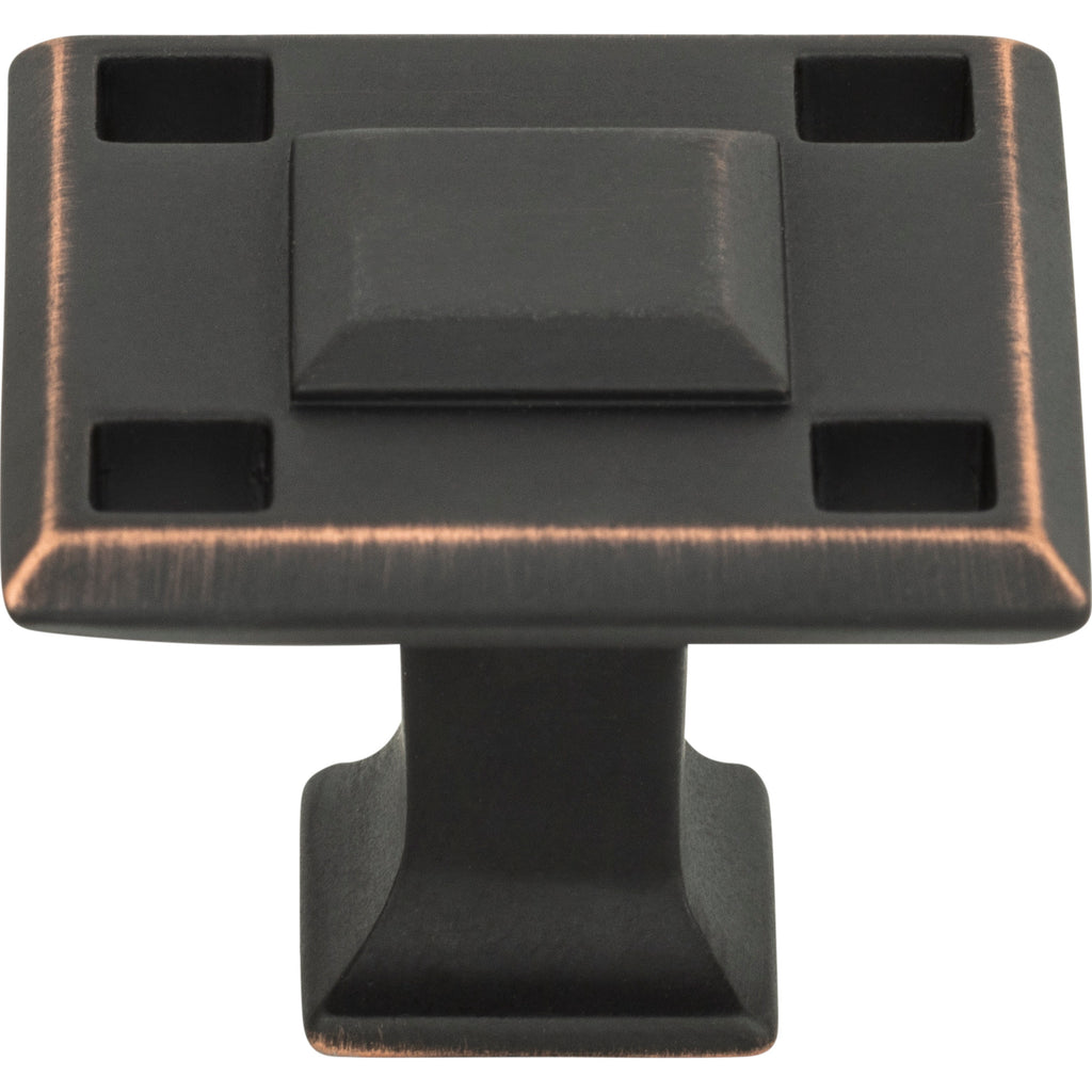 Modern Craftsman Square Knob by Atlas Venetian Bronze