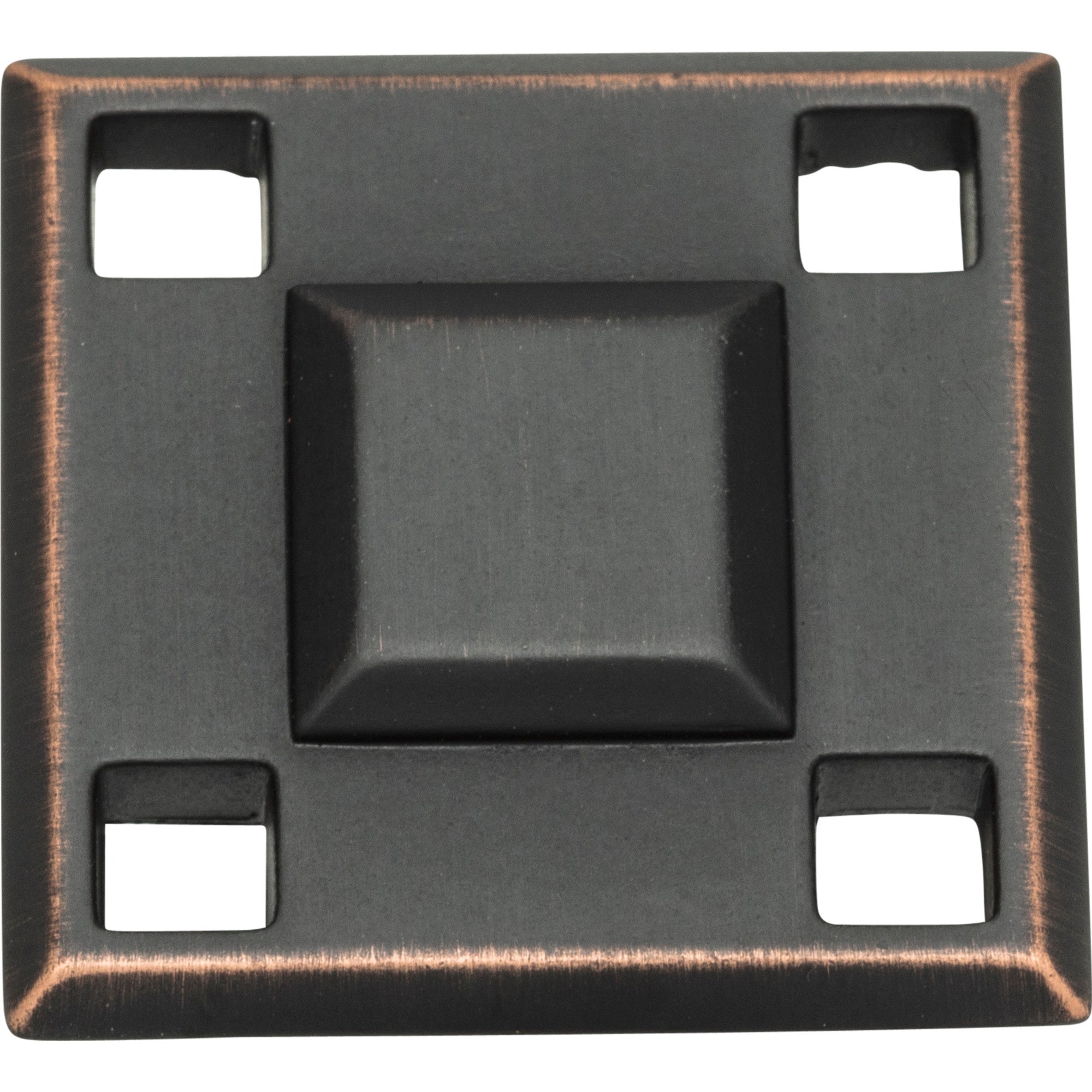 Modern Craftsman Square Knob by Atlas Venetian Bronze