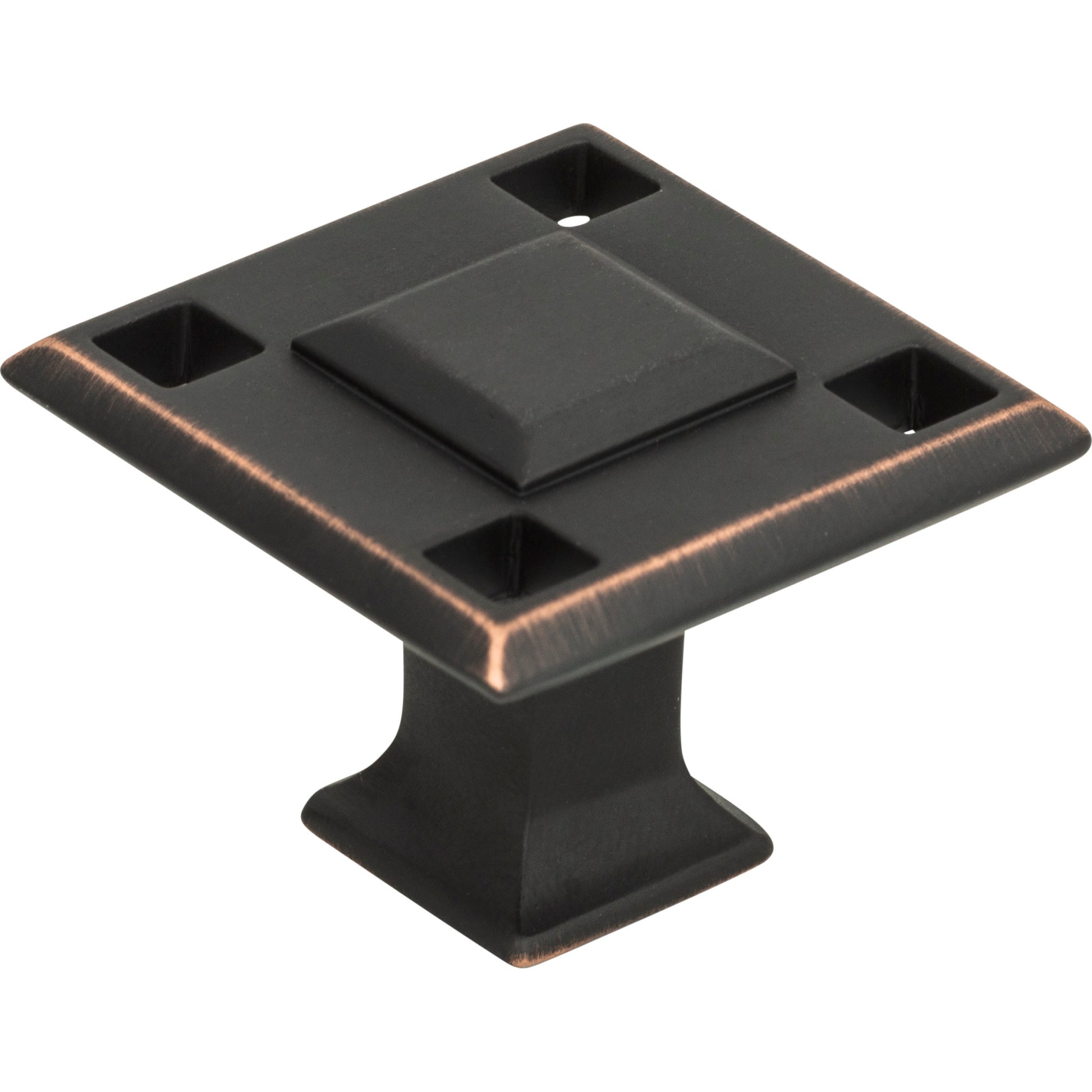 Modern Craftsman Square Knob by Atlas Venetian Bronze