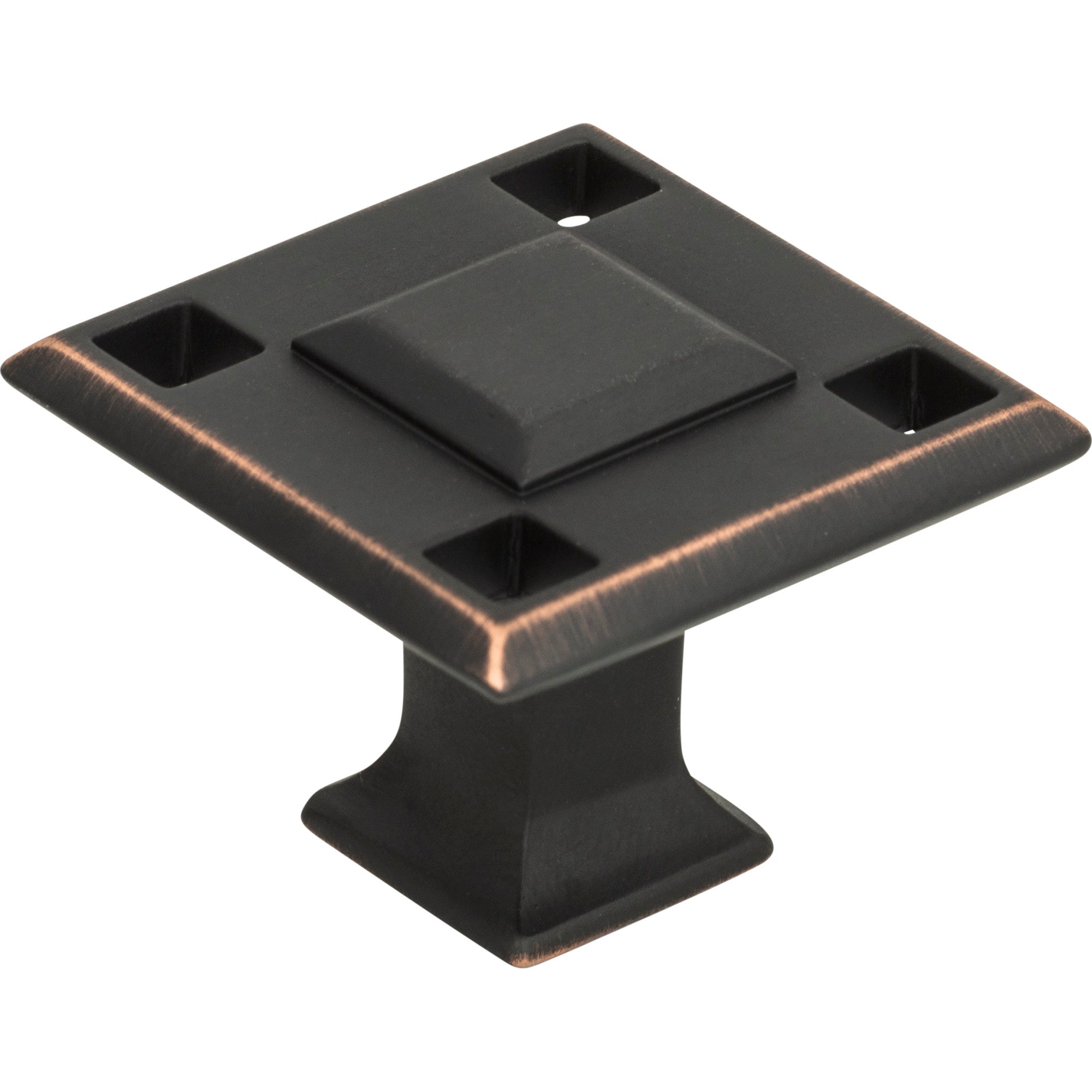 Modern Craftsman Square Knob by Atlas Venetian Bronze