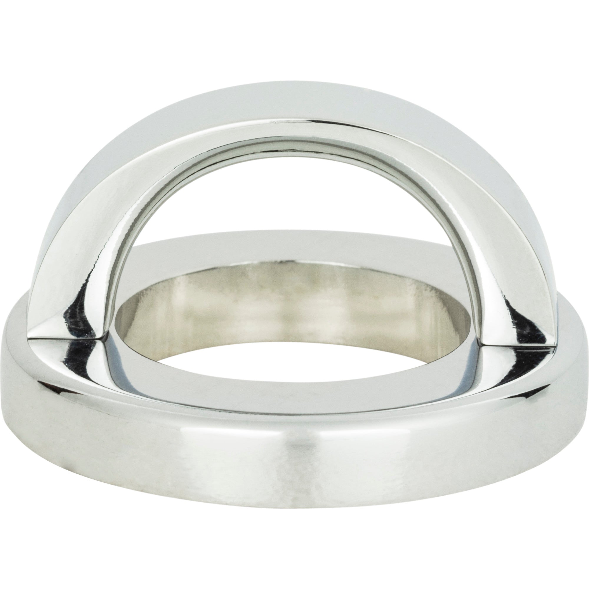 Tableau Curved Pull with Round Base by Atlas 1-7/16" / Polished Chrome