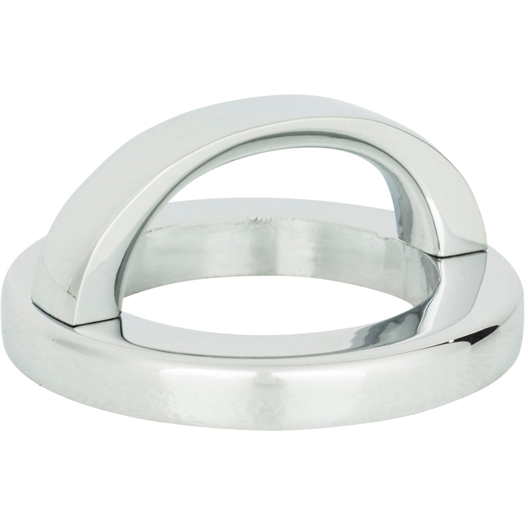Tableau Curved Pull with Round Base by Atlas 1-13/16" / Polished Chrome