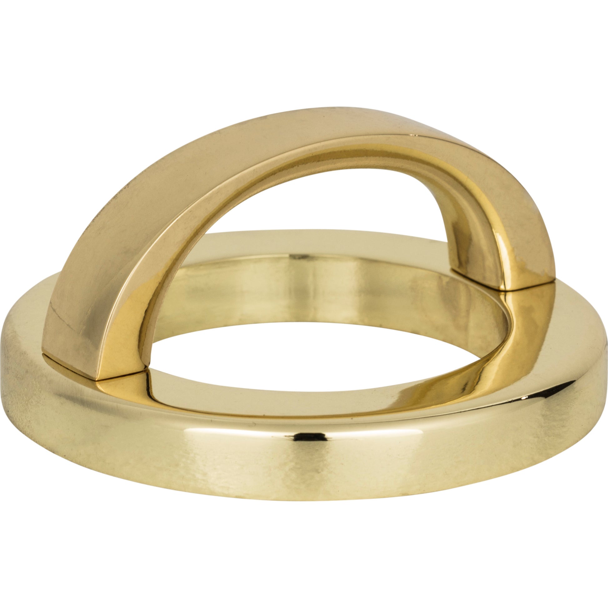 Tableau Curved Pull with Round Base by Atlas 1-13/16" / French Gold