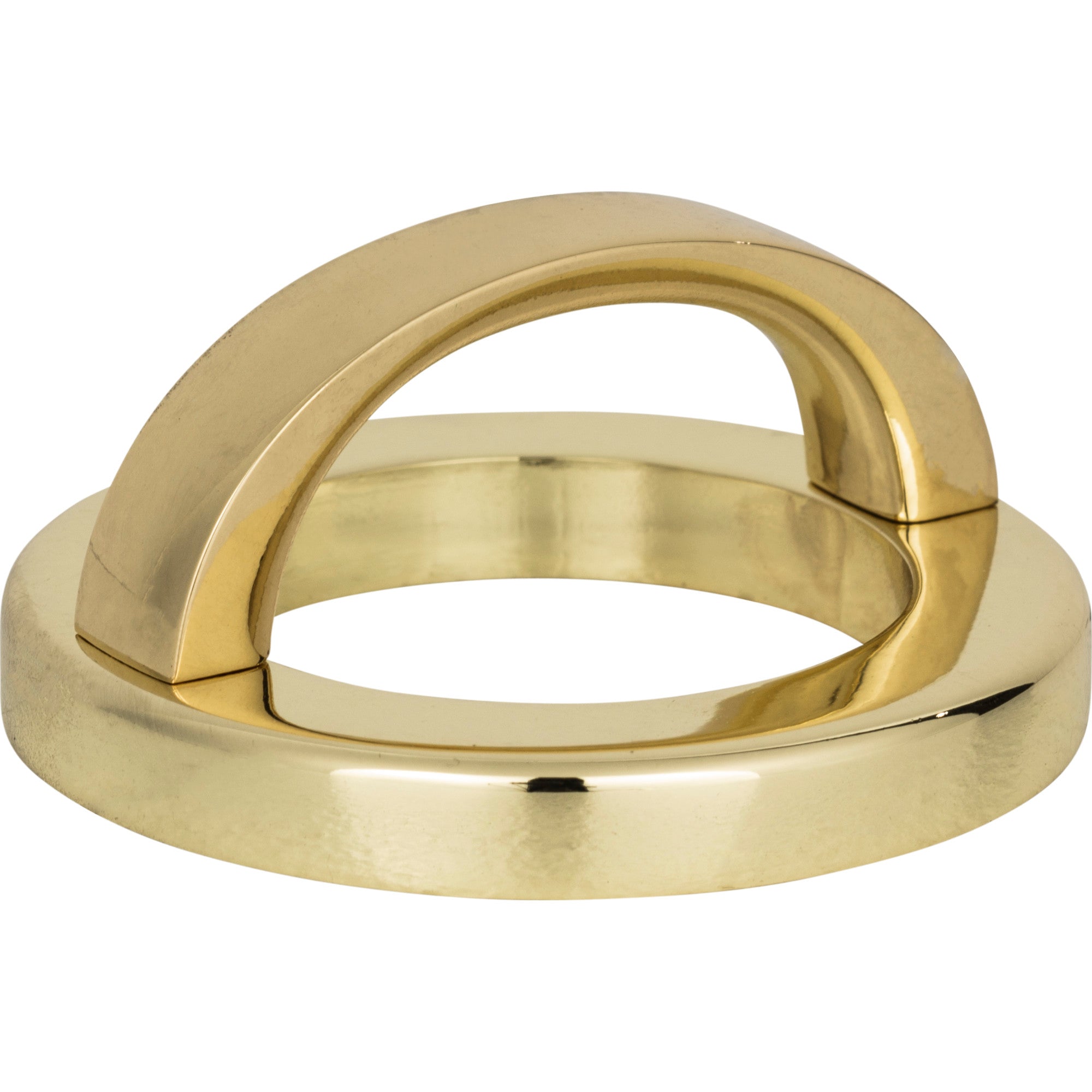 Tableau Curved Pull with Round Base by Atlas 1-13/16" / French Gold