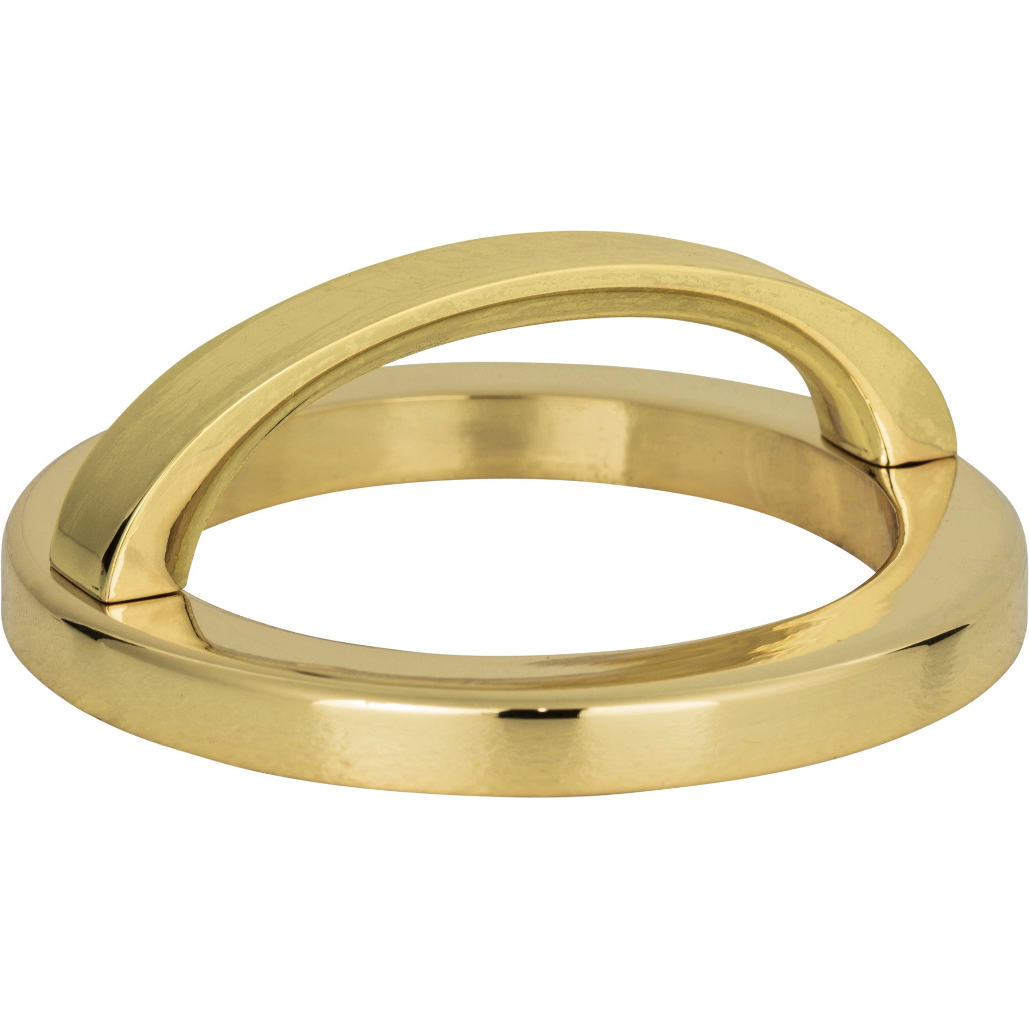 Tableau Curved Pull with Round Base by Atlas 2-1/2" / French Gold