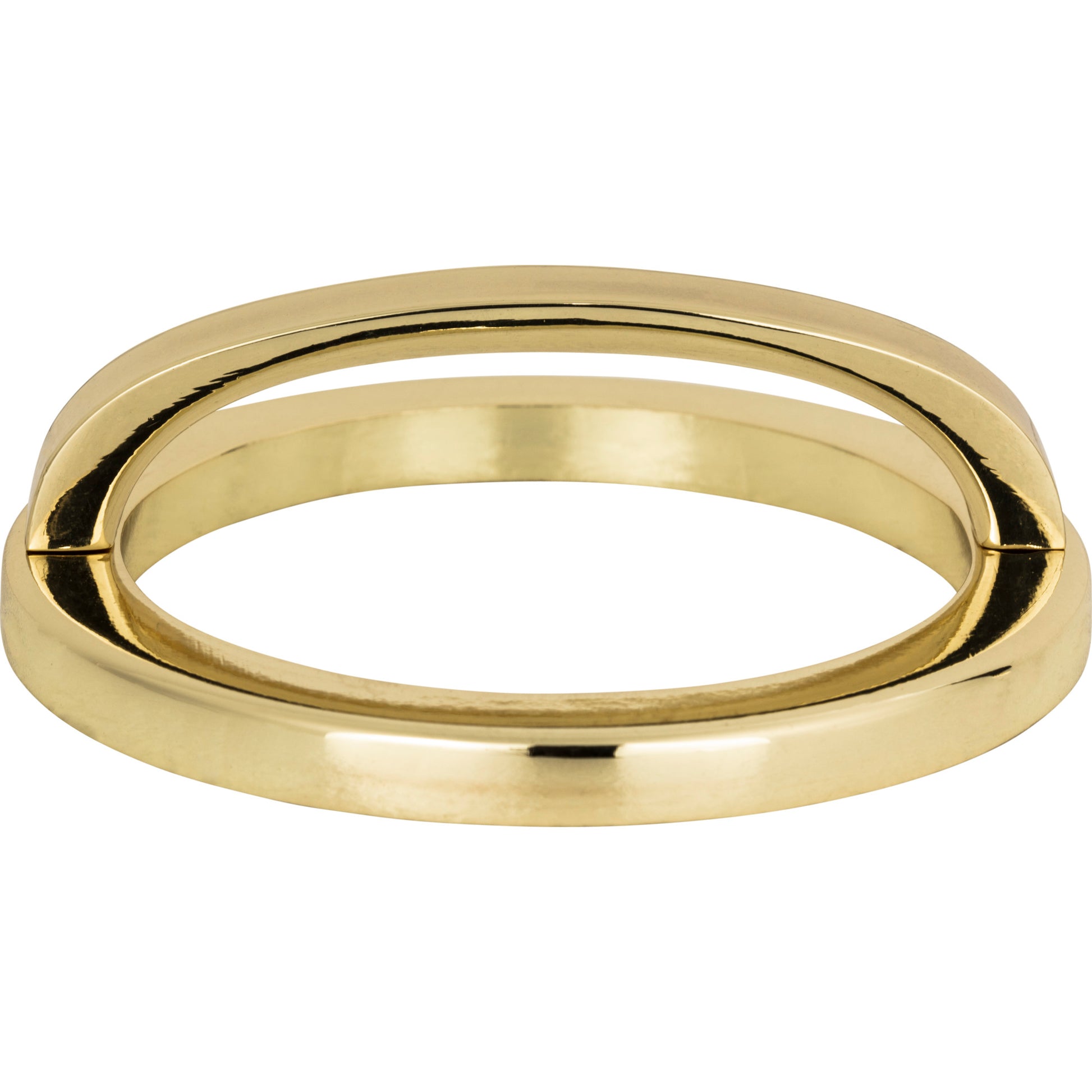 Tableau Curved Pull with Round Base by Atlas 3" / French Gold