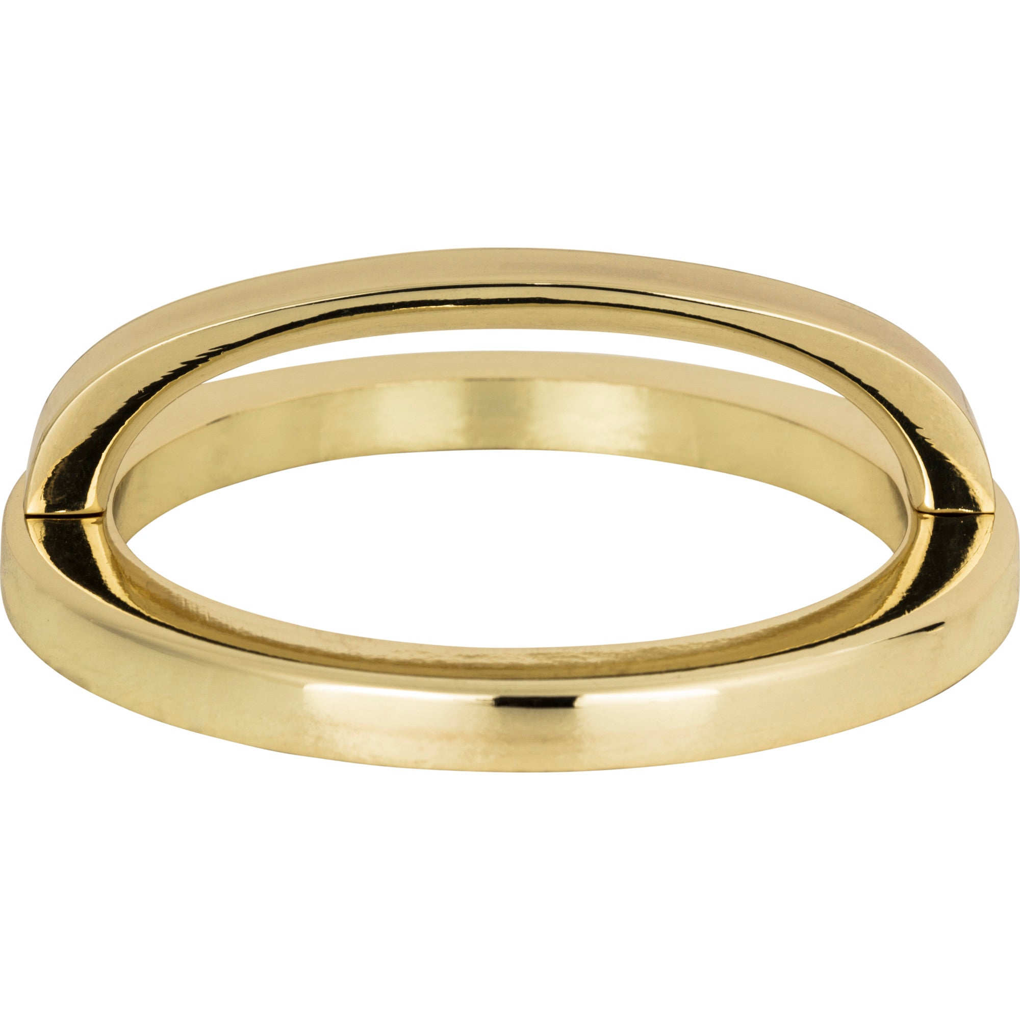 Tableau Curved Pull with Round Base by Atlas 3" / French Gold