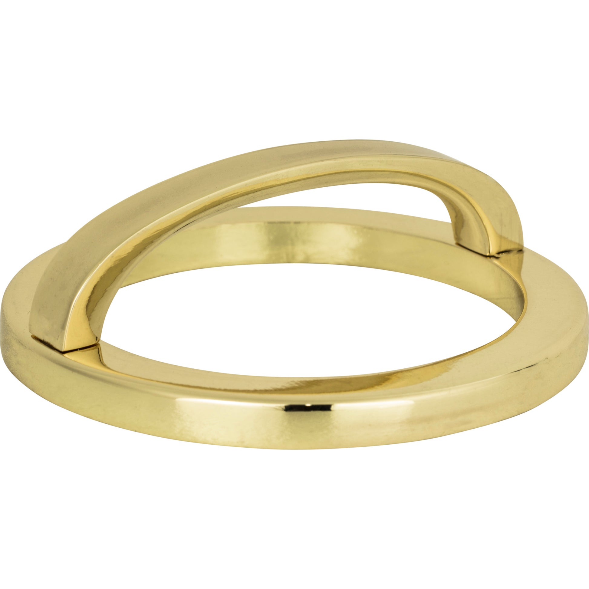 Tableau Curved Pull with Round Base by Atlas 3" / French Gold