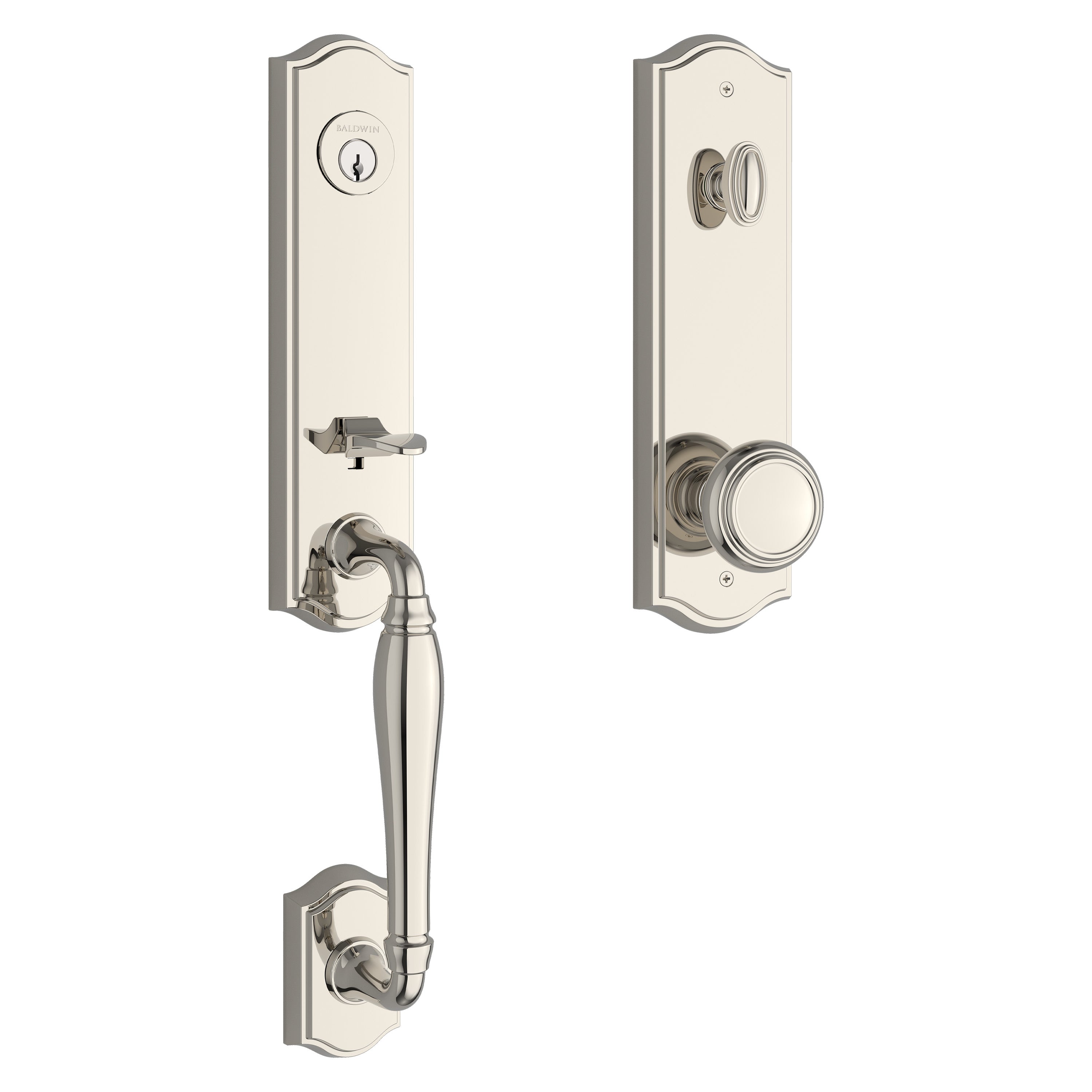 Baldwin Reserve New Hampshire Handleset With Traditional Knob