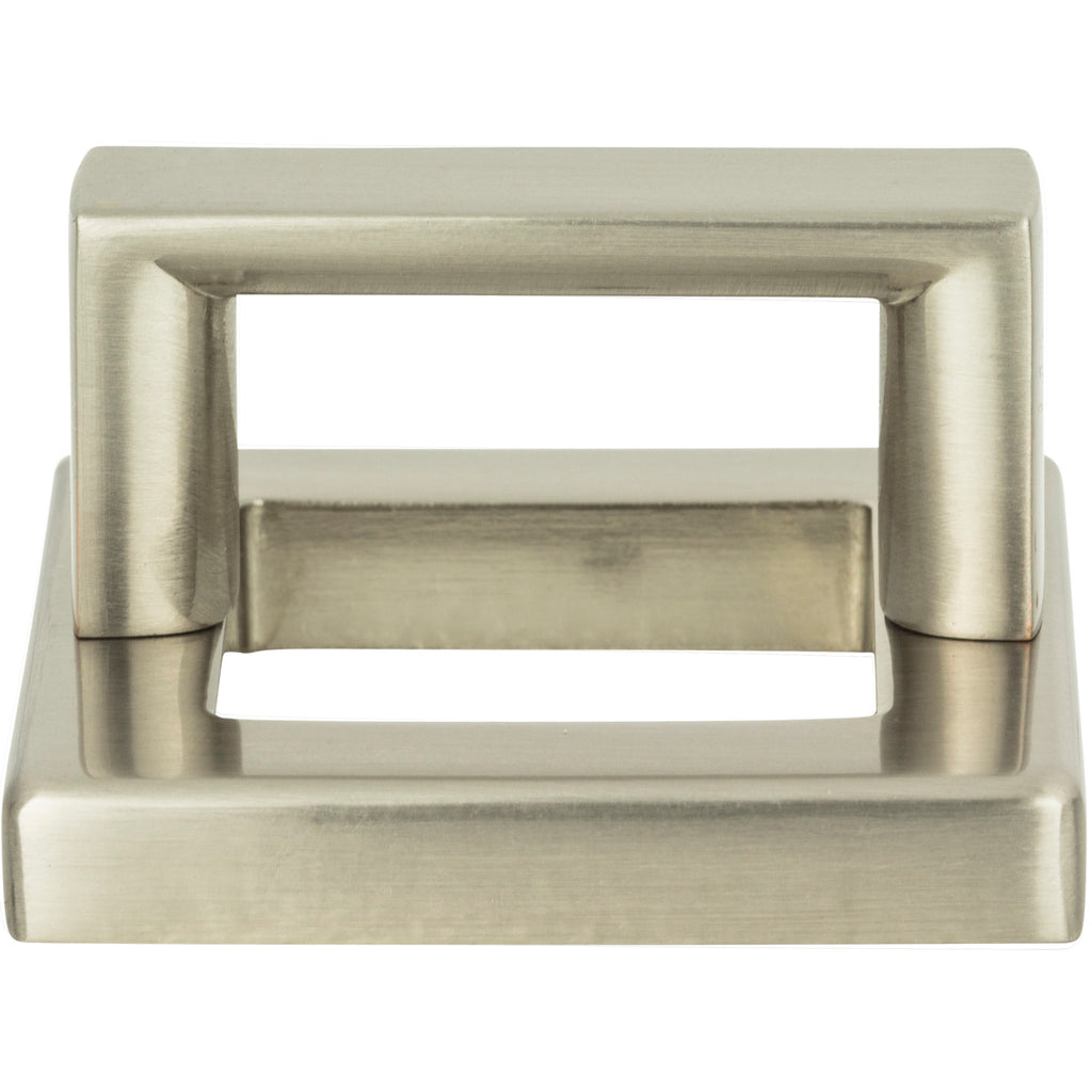 Tableau Squared Pull with Square Base by Atlas 1-7/16" / Brushed Nickel