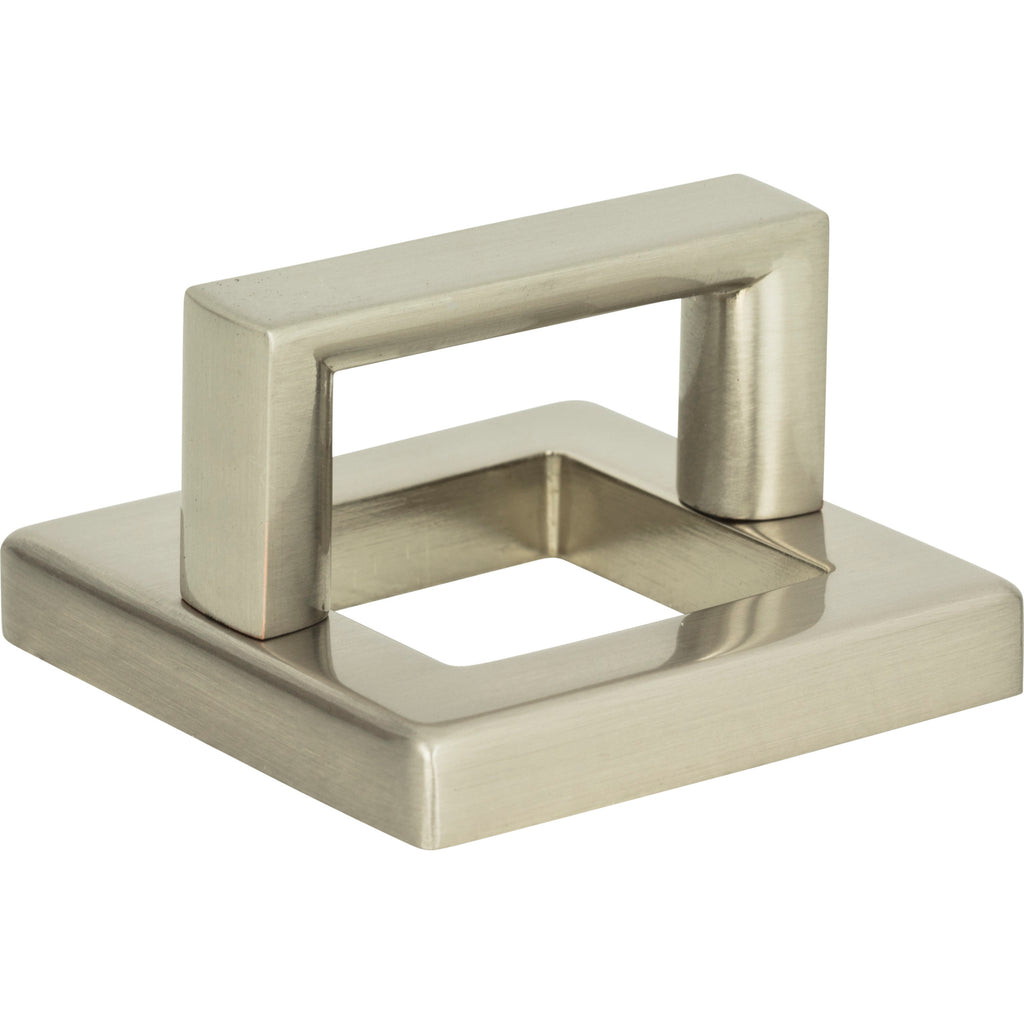 Tableau Squared Pull with Square Base by Atlas 1-7/16" / Brushed Nickel