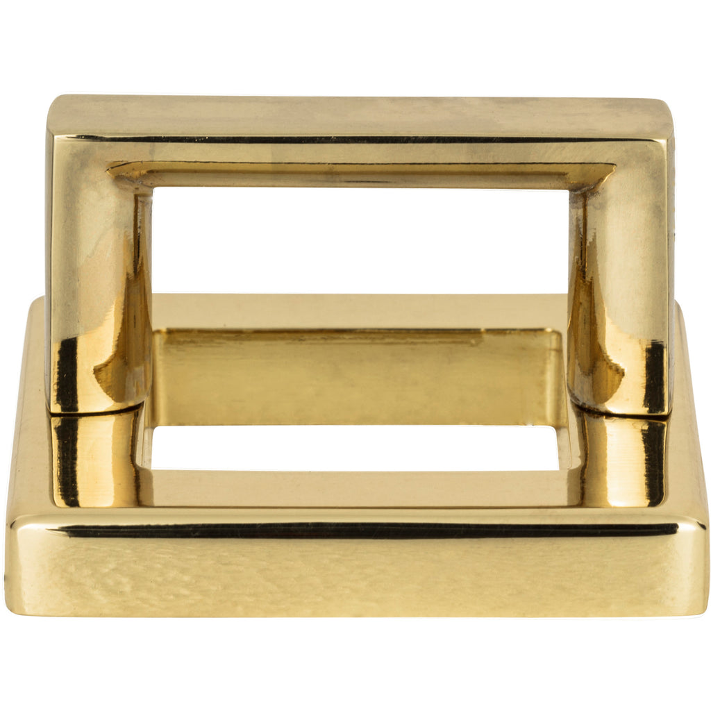Tableau Squared Pull with Square Base by Atlas 1-7/16" / French Gold