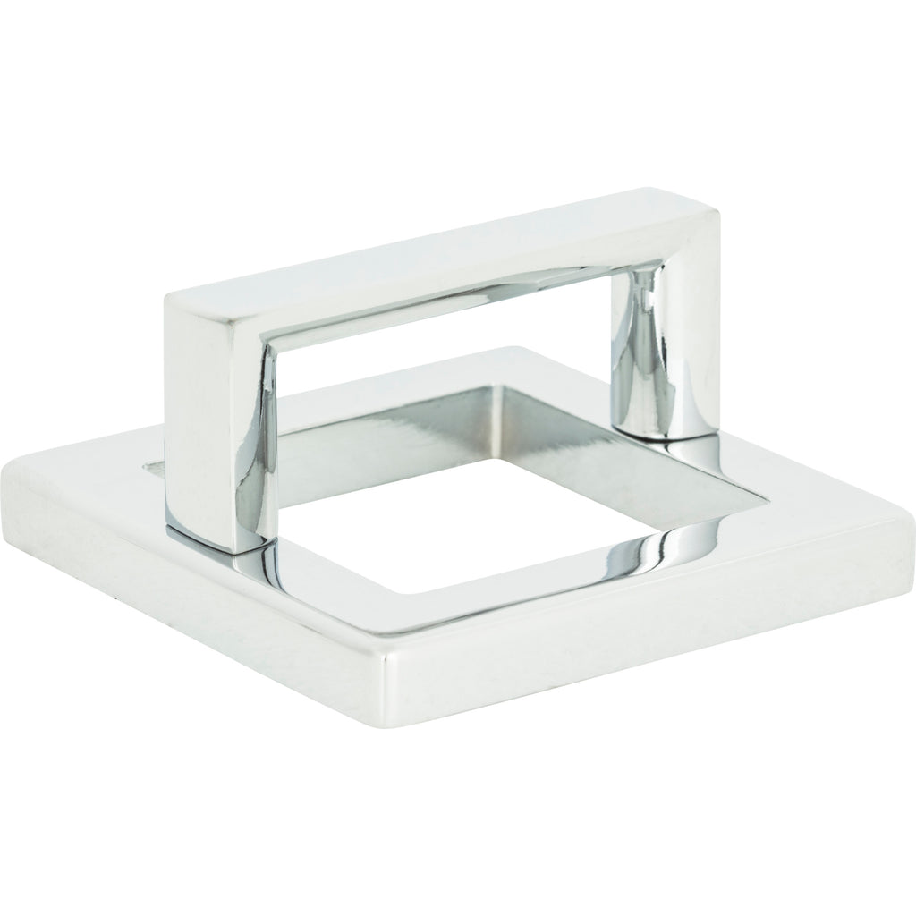 Tableau Squared Pull with Square Base by Atlas 1-13/16" / Polished Chrome