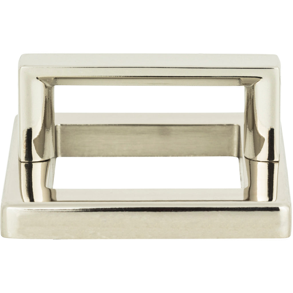 Tableau Squared Pull with Square Base by Atlas 1-13/16" / Polished Nickel