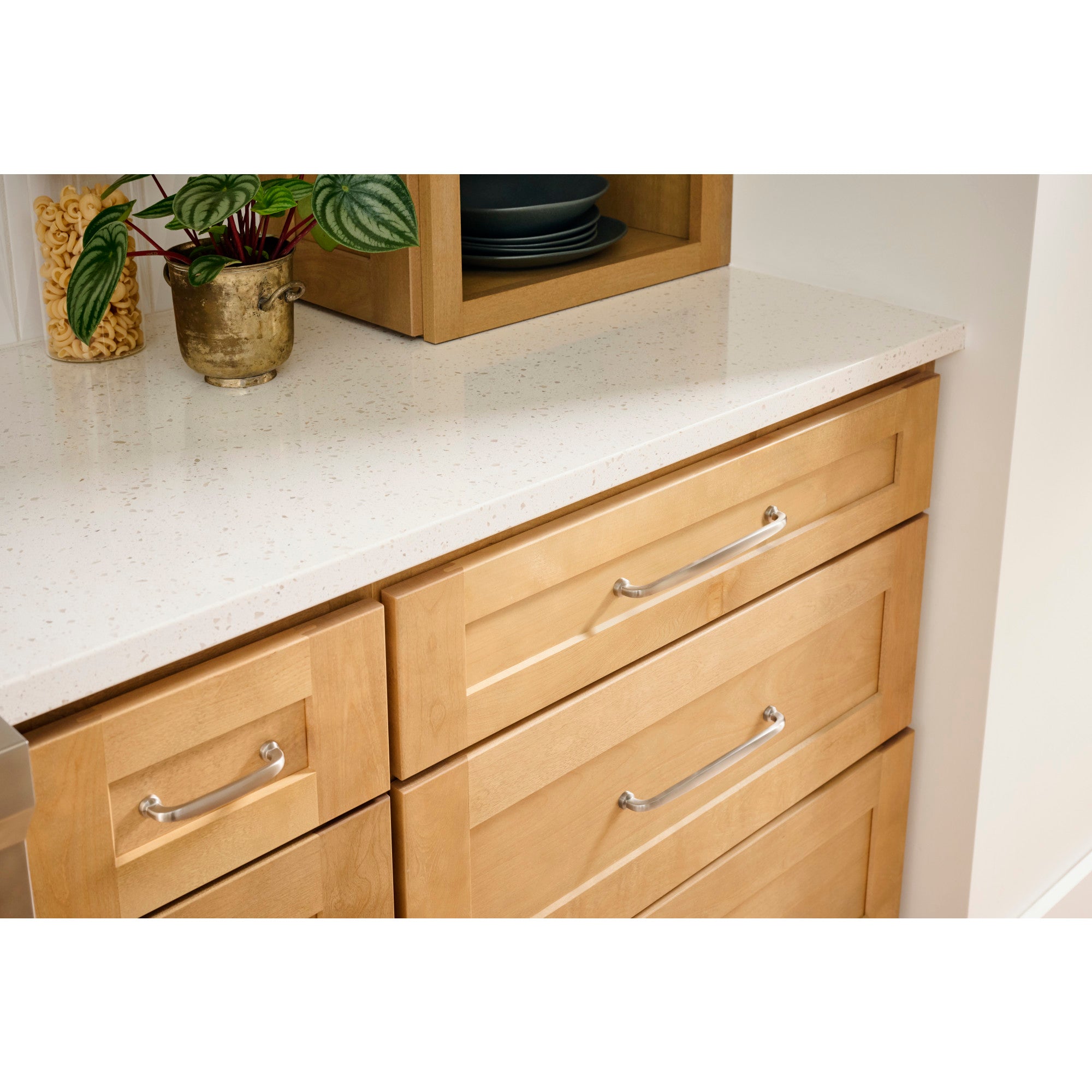 Jeffrey Alexander Weser Appliance Handle Satin Nickel / 18"