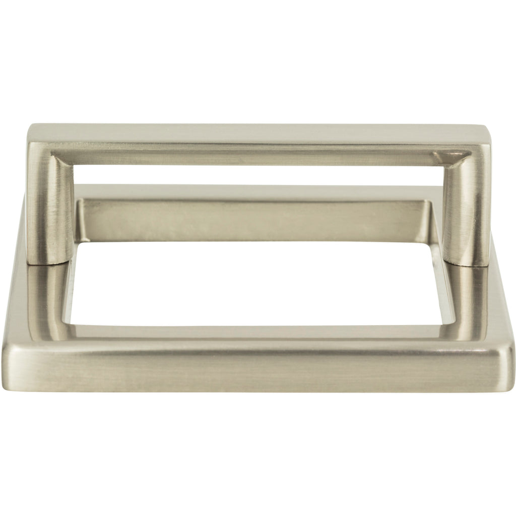 Tableau Squared Pull with Square Base by Atlas 2-1/2" / Brushed Nickel