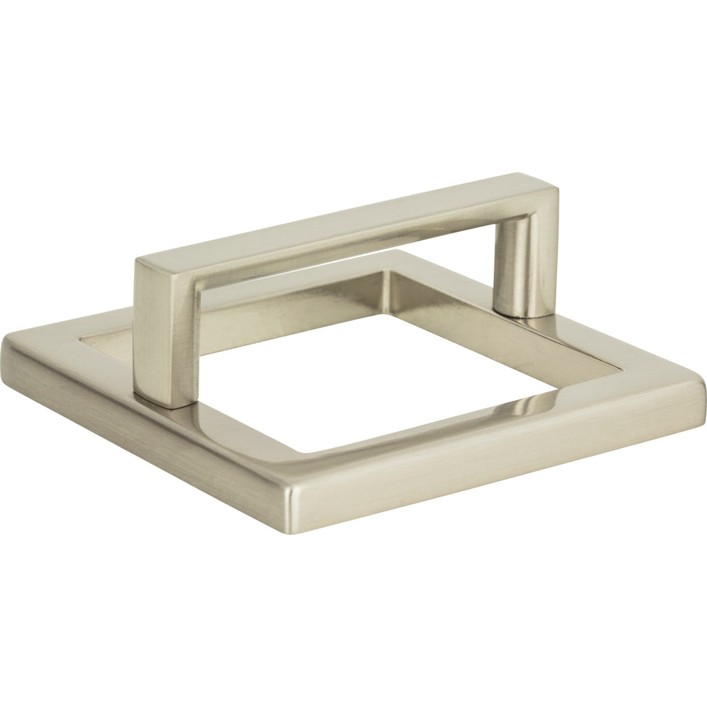 Tableau Squared Pull with Square Base by Atlas 2-1/2" / Brushed Nickel