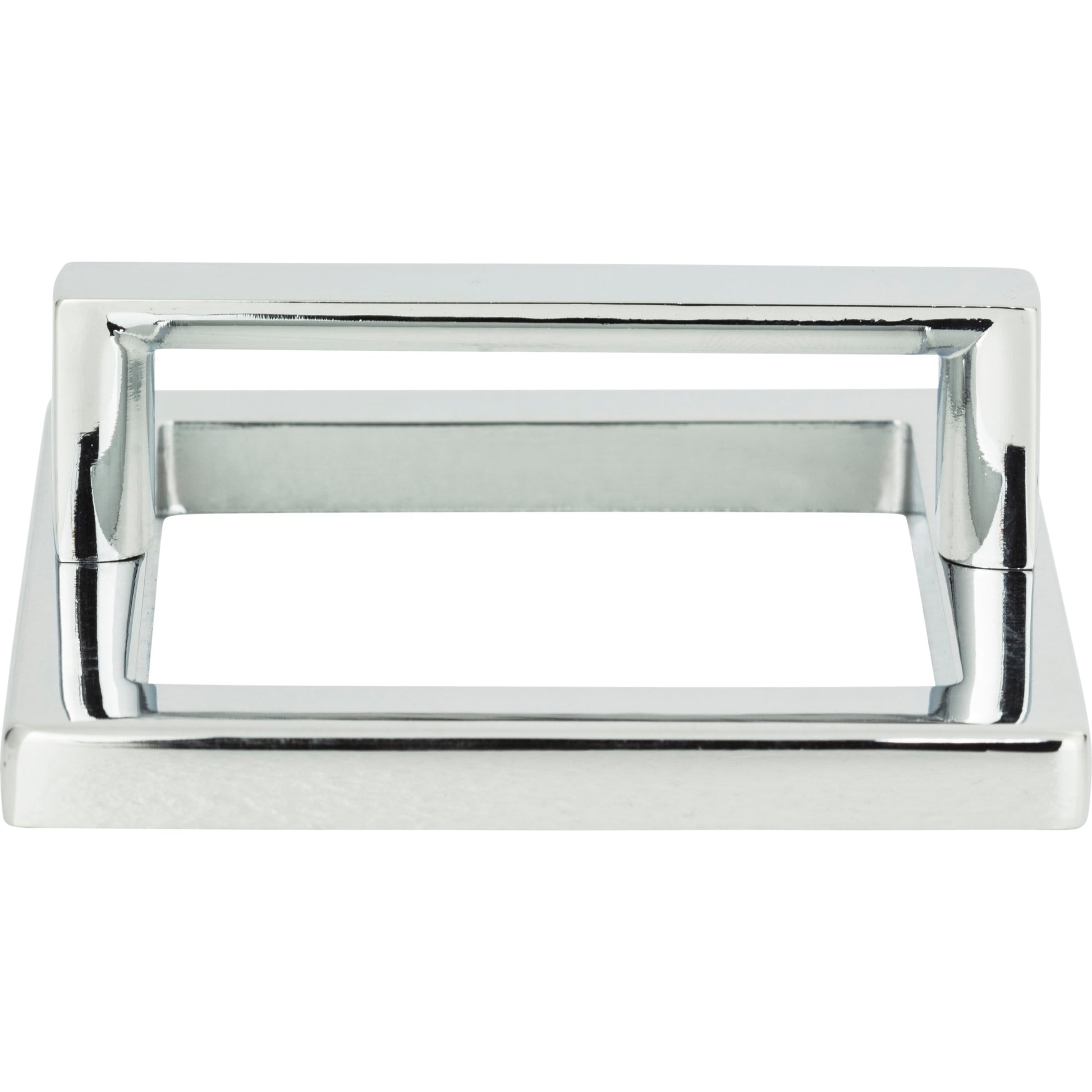 Tableau Squared Pull with Square Base by Atlas 2-1/2" / Polished Chrome