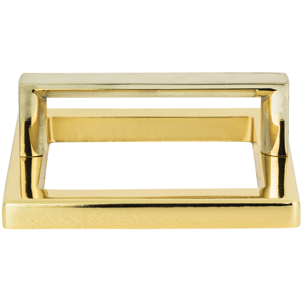 Tableau Squared Pull with Square Base by Atlas 2-1/2" / French Gold