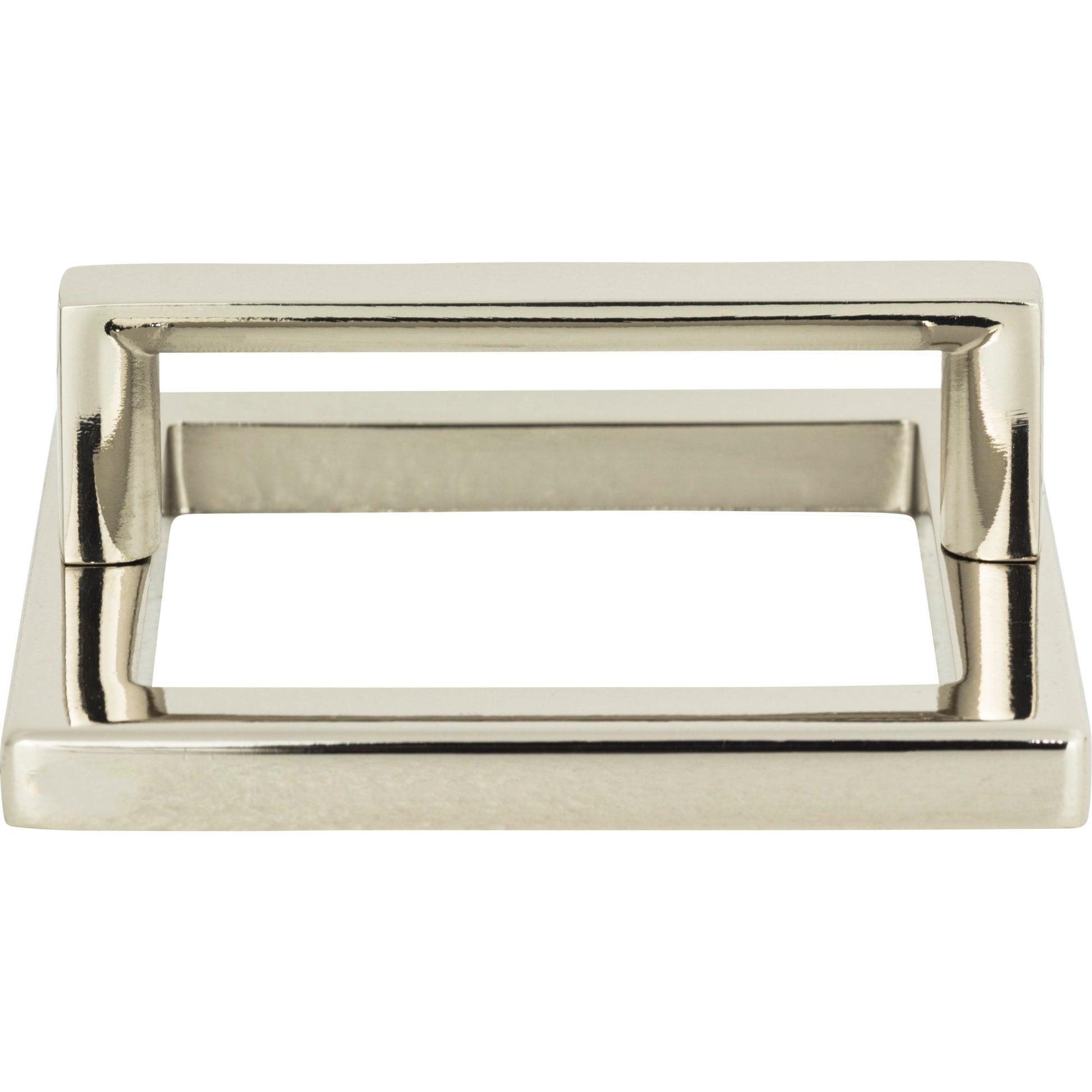 Tableau Squared Pull with Square Base by Atlas 2-1/2" / Polished Nickel