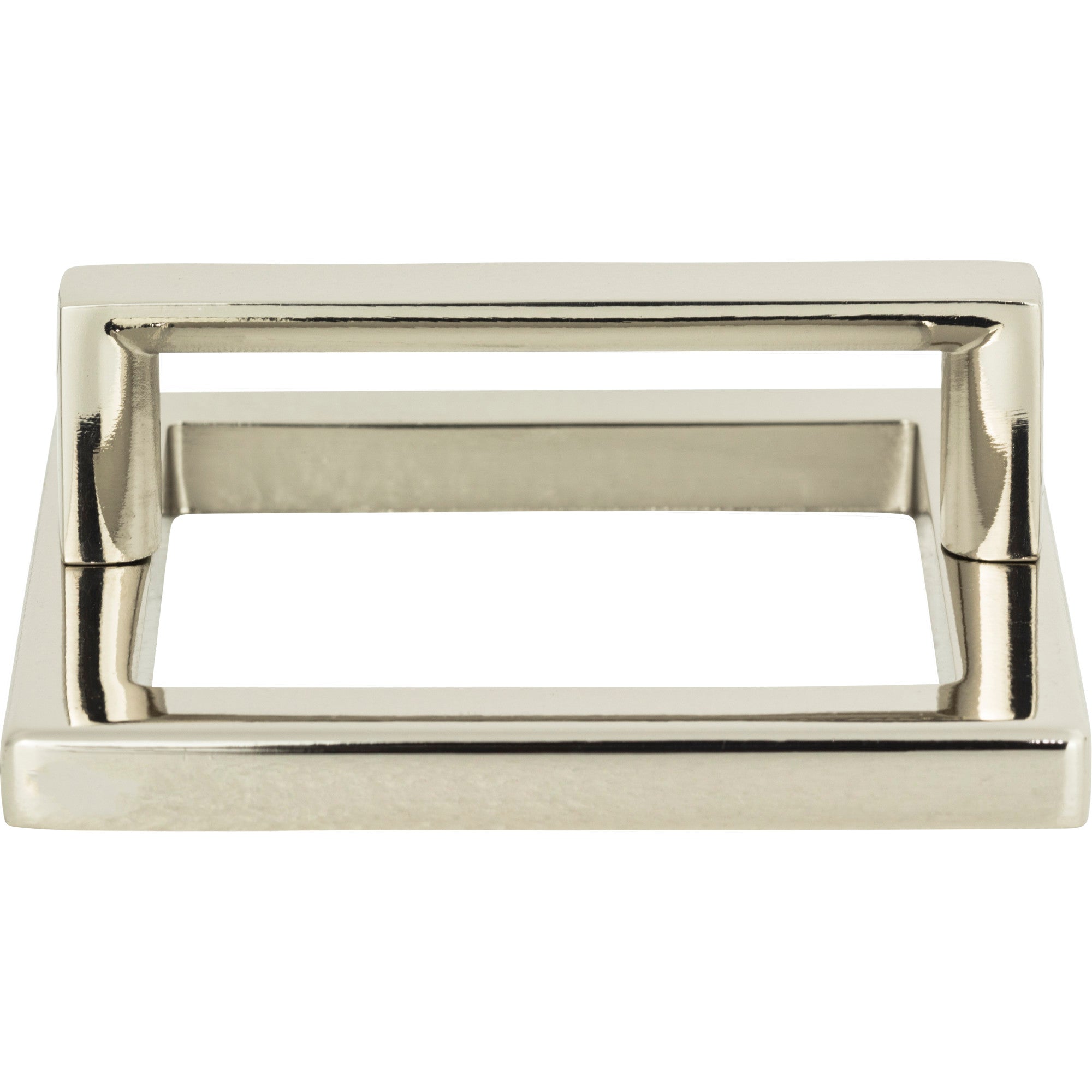 Tableau Squared Pull with Square Base by Atlas 2-1/2" / Polished Nickel