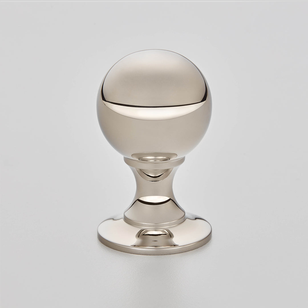 Croft Ball Cabinet Knob 26mm / Polished Nickel