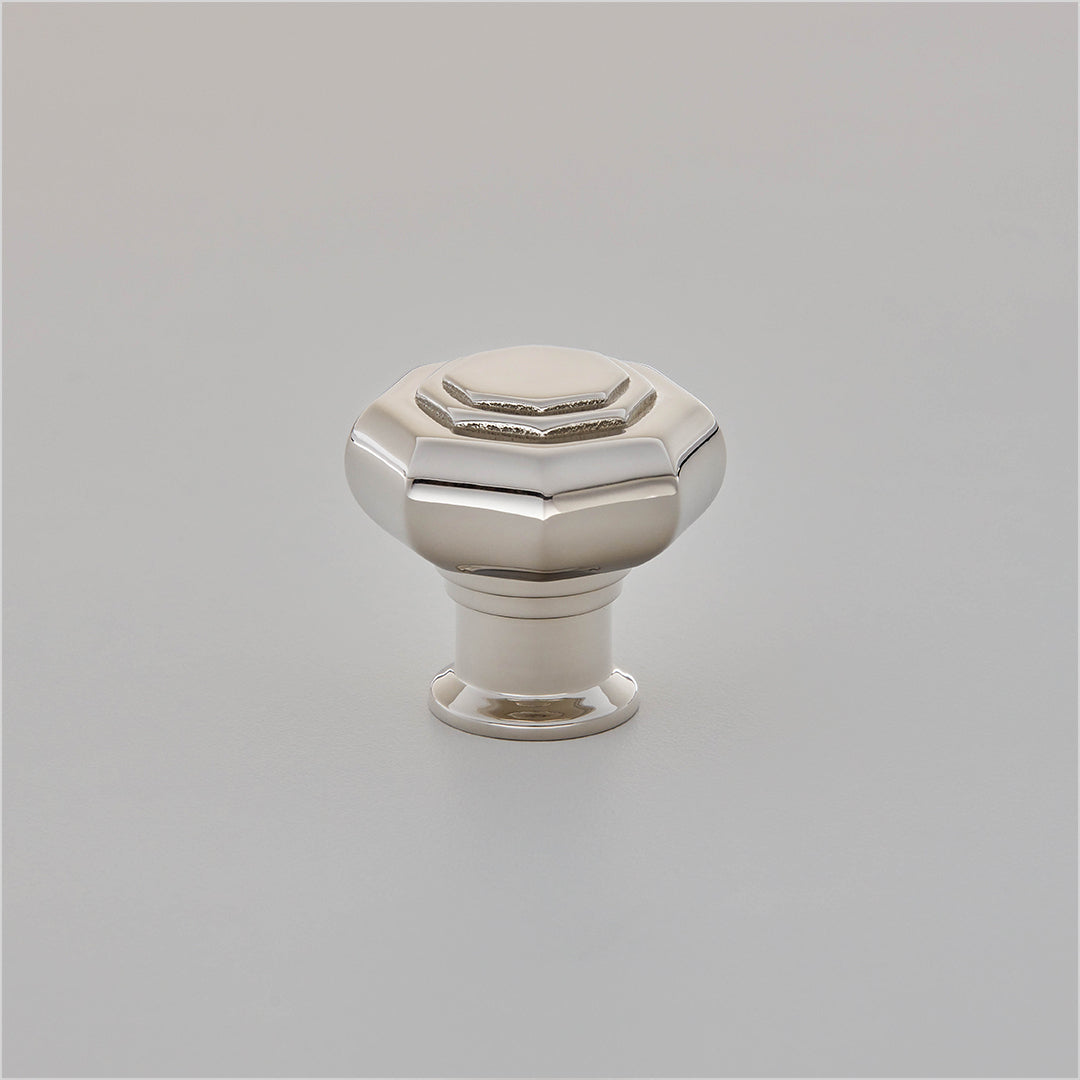 Croft Crown Cabinet Knob 32mm / Polished Nickel