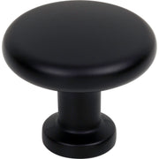 Jeffrey Alexander Weser Cabinet Knob Matte Black / 1-3/8"