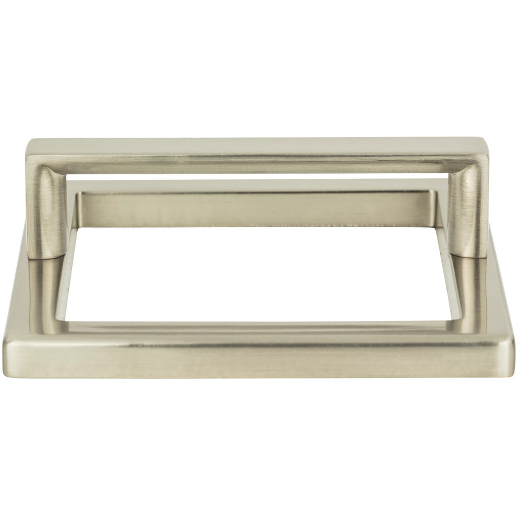 Tableau Squared Pull with Square Base by Atlas 3" / Brushed Nickel
