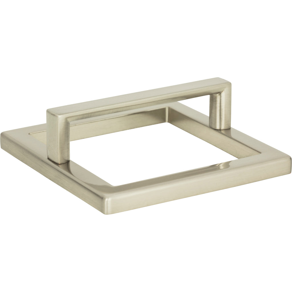 Tableau Squared Pull with Square Base by Atlas 3" / Brushed Nickel