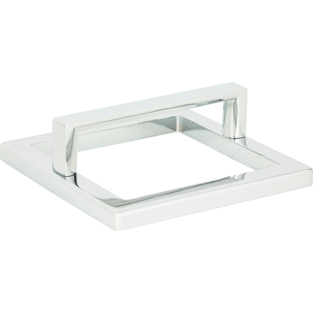 Tableau Squared Pull with Square Base by Atlas 3" / Polished Chrome