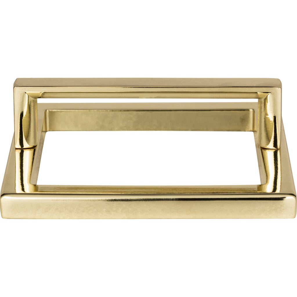 Tableau Squared Pull with Square Base by Atlas 3" / French Gold