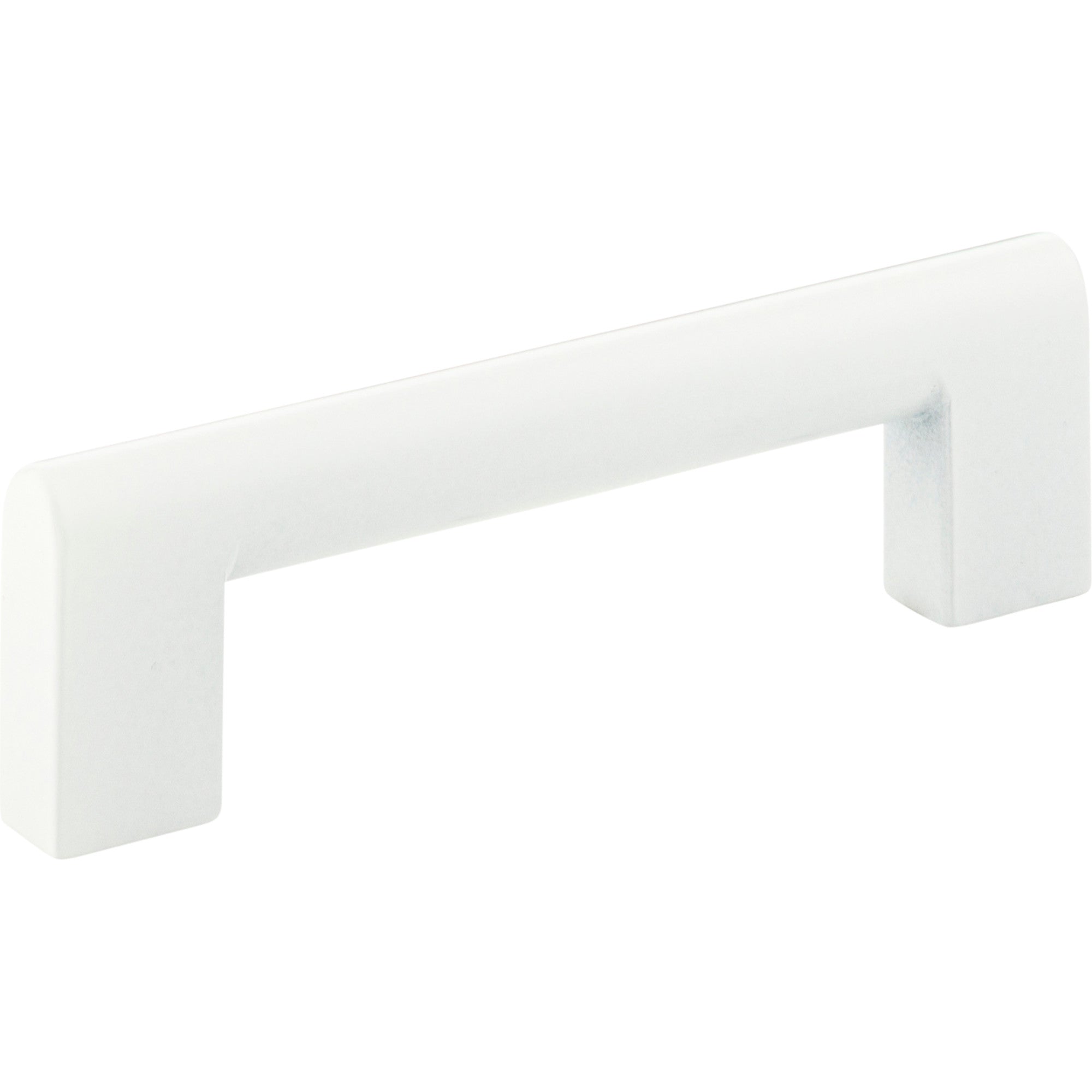 Round Rail Pull by Atlas 3-3/4" / High White Gloss