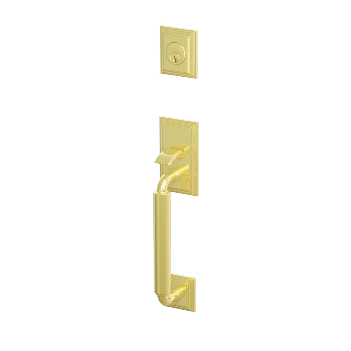 Emtek Single Cylinder Manning Sectional Tubular Entry Set With Rope Knob