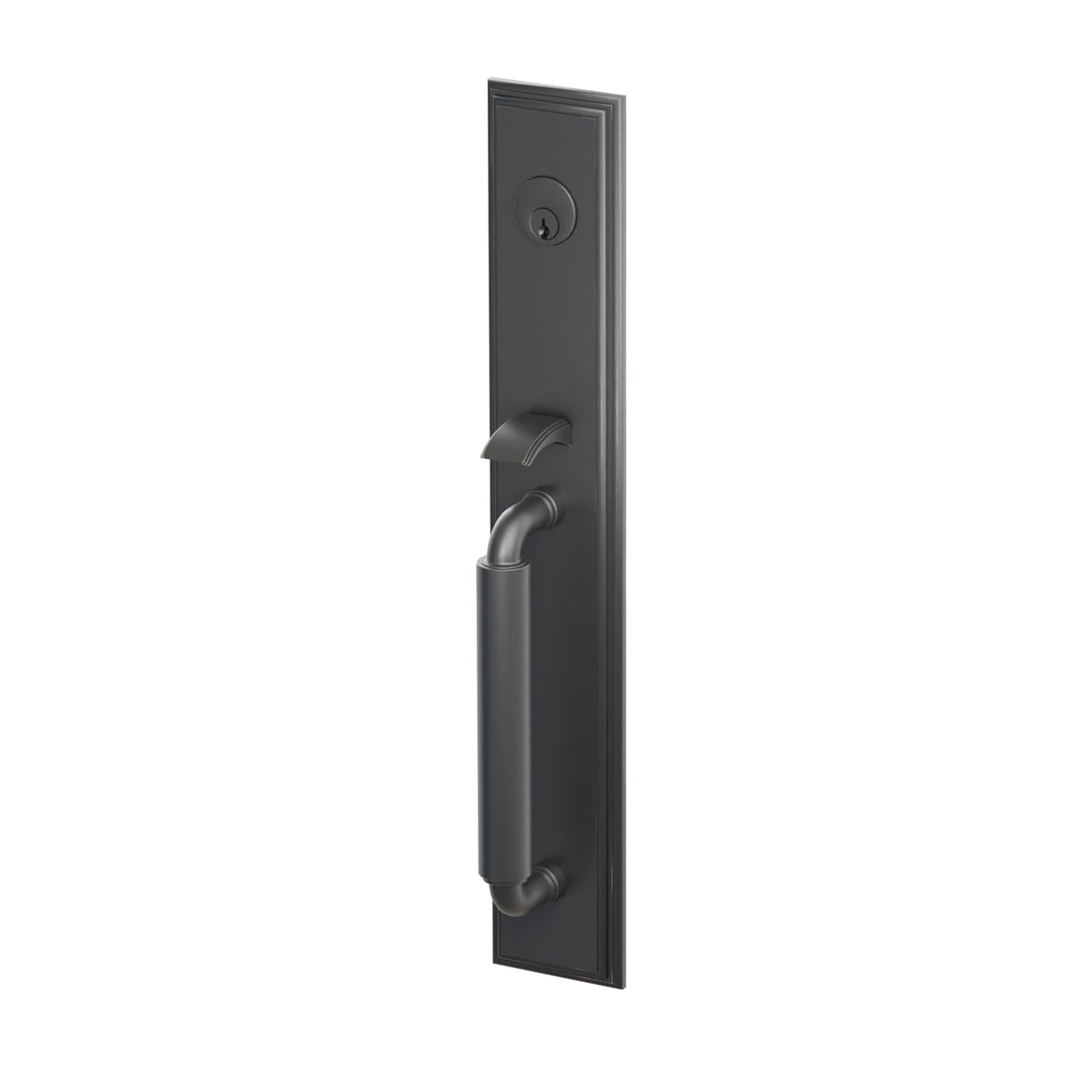 Emtek Manning Full Length Mortise Entry Set ANSI F20 UL Listed With Octagon Knob